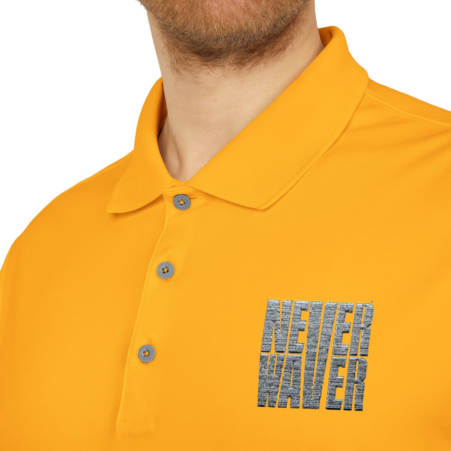 Never Waver adidas Unisex Performance Polo - Never Waver