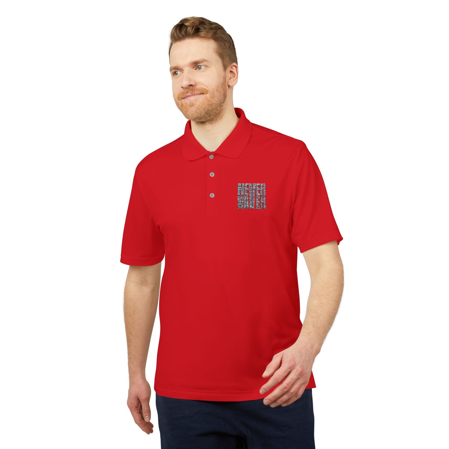 Never Waver adidas Unisex Performance Polo - Never Waver