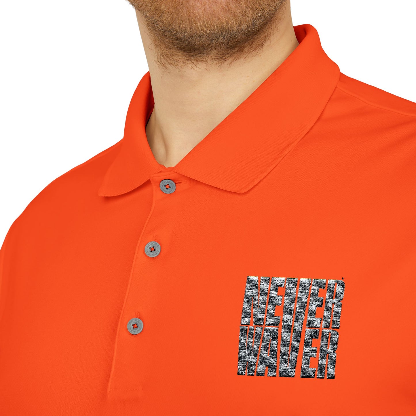 Never Waver adidas Unisex Performance Polo - Never Waver