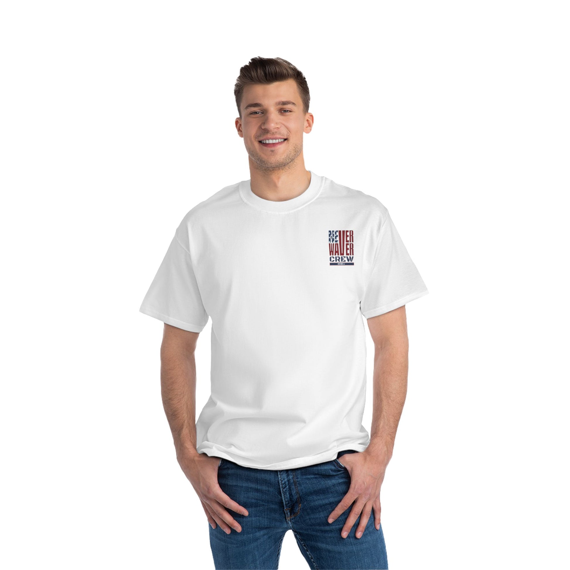 Never Waver Crew Beefy-T®  Short-Sleeve T-Shirt - Never Waver