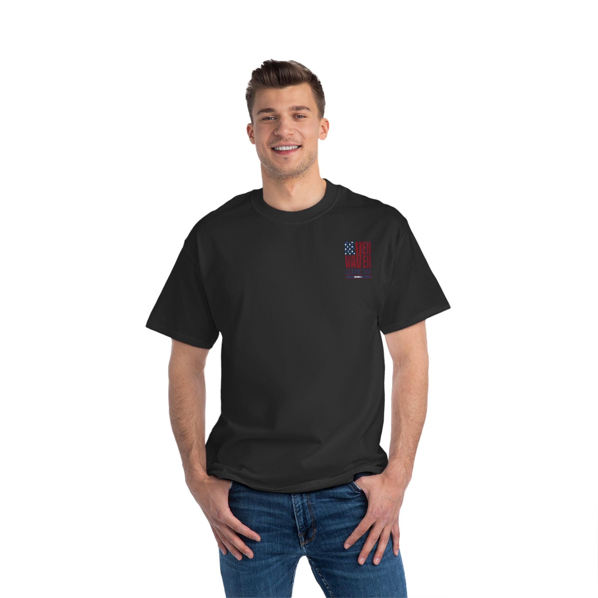 Never Waver Crew Beefy-T®  Short-Sleeve T-Shirt - Never Waver