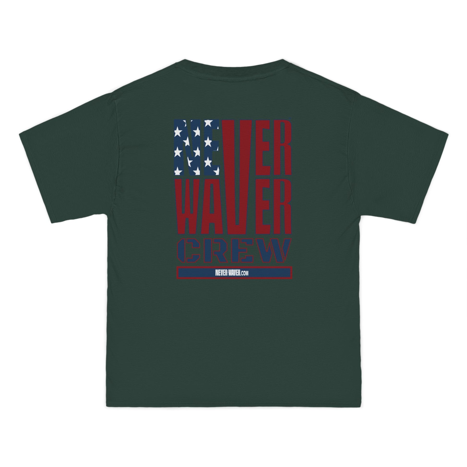 Never Waver Crew Beefy-T®  Short-Sleeve T-Shirt - Never Waver