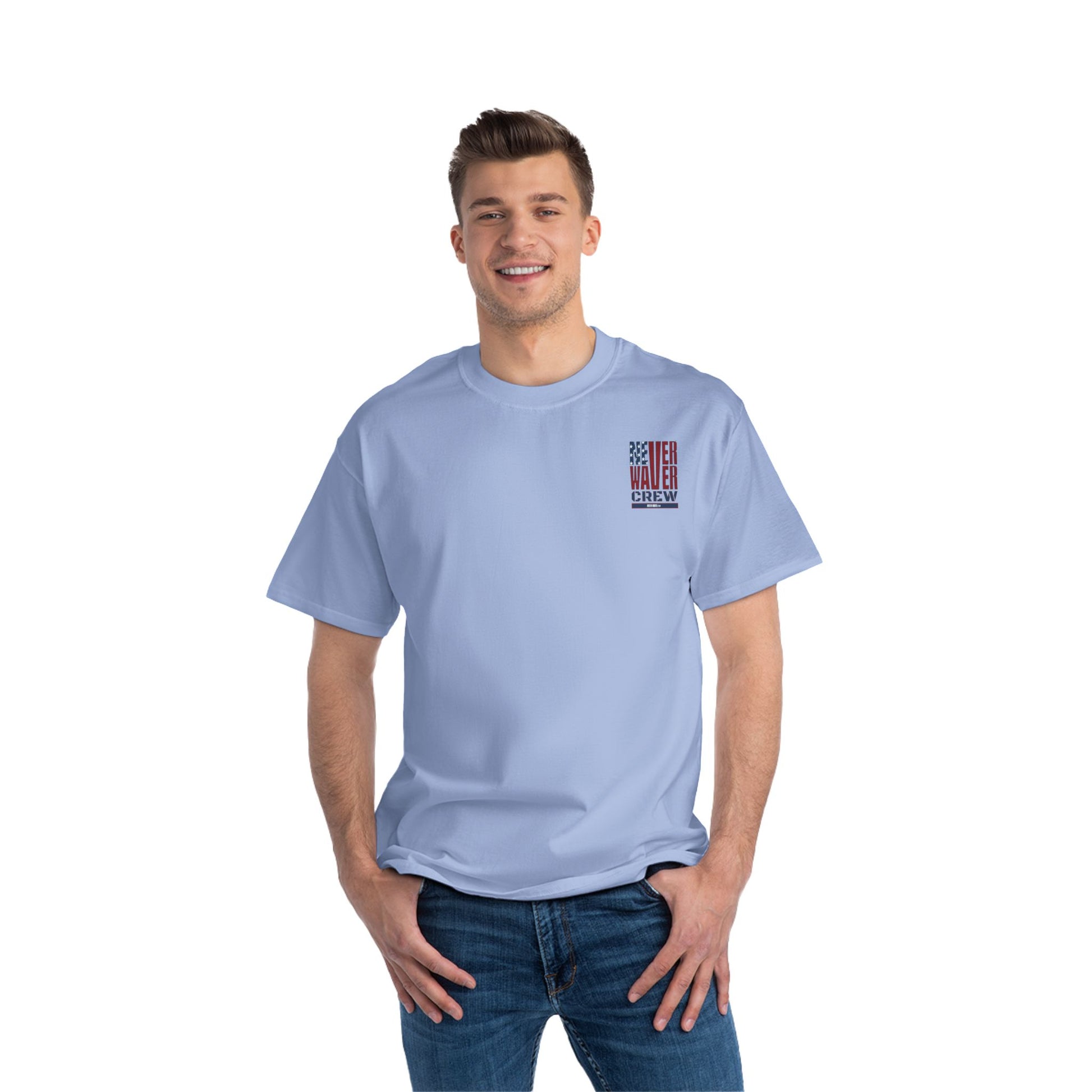 Never Waver Crew Beefy-T®  Short-Sleeve T-Shirt - Never Waver
