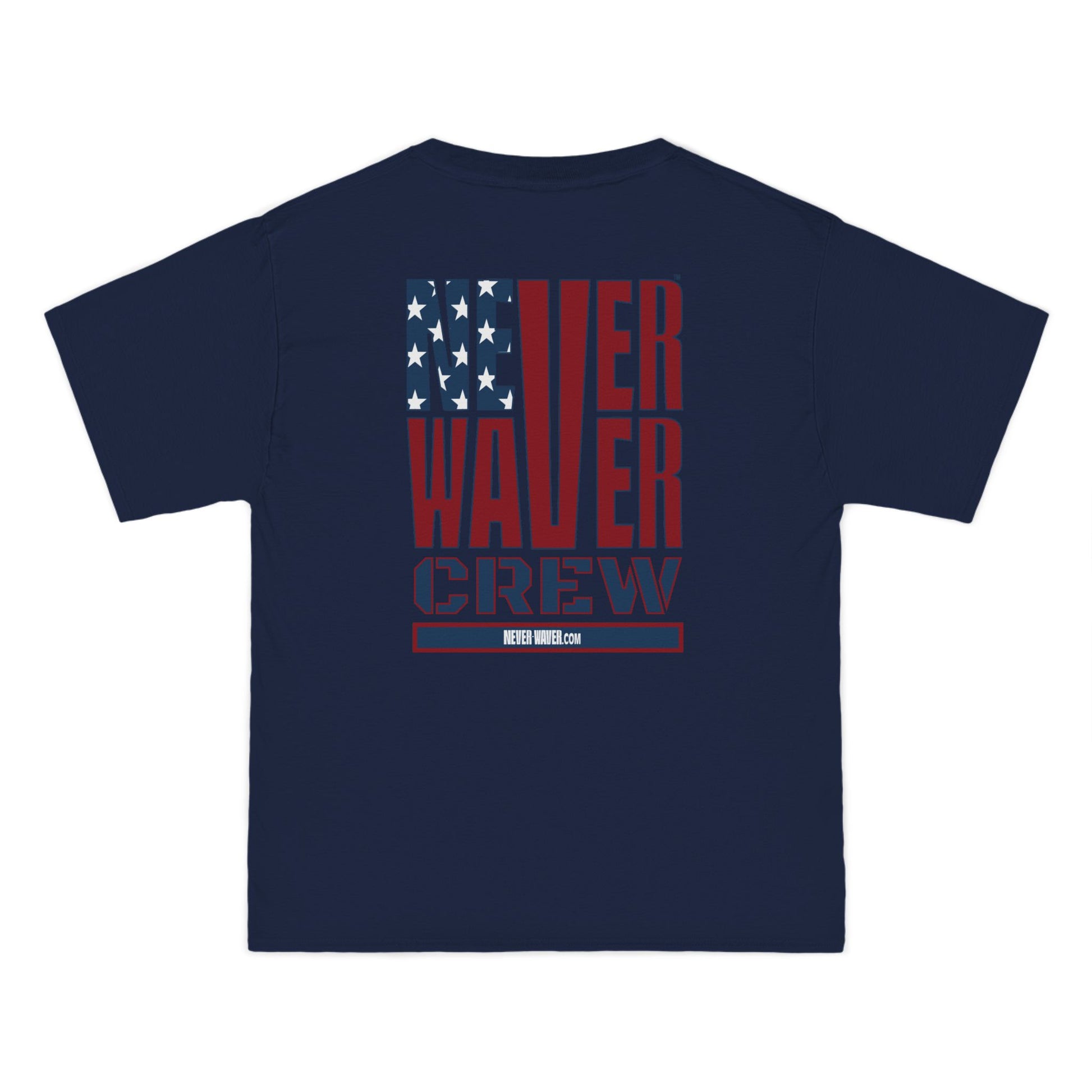 Never Waver Crew Beefy-T®  Short-Sleeve T-Shirt - Never Waver