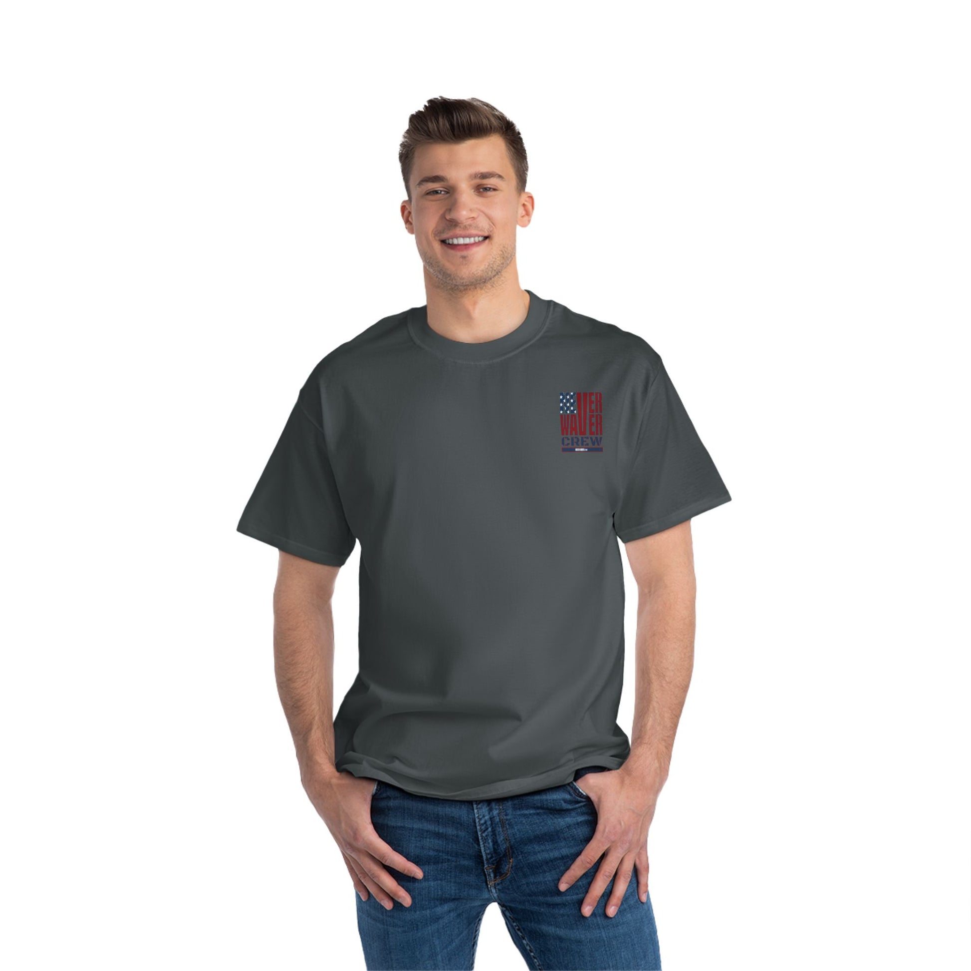 Never Waver Crew Beefy-T®  Short-Sleeve T-Shirt - Never Waver