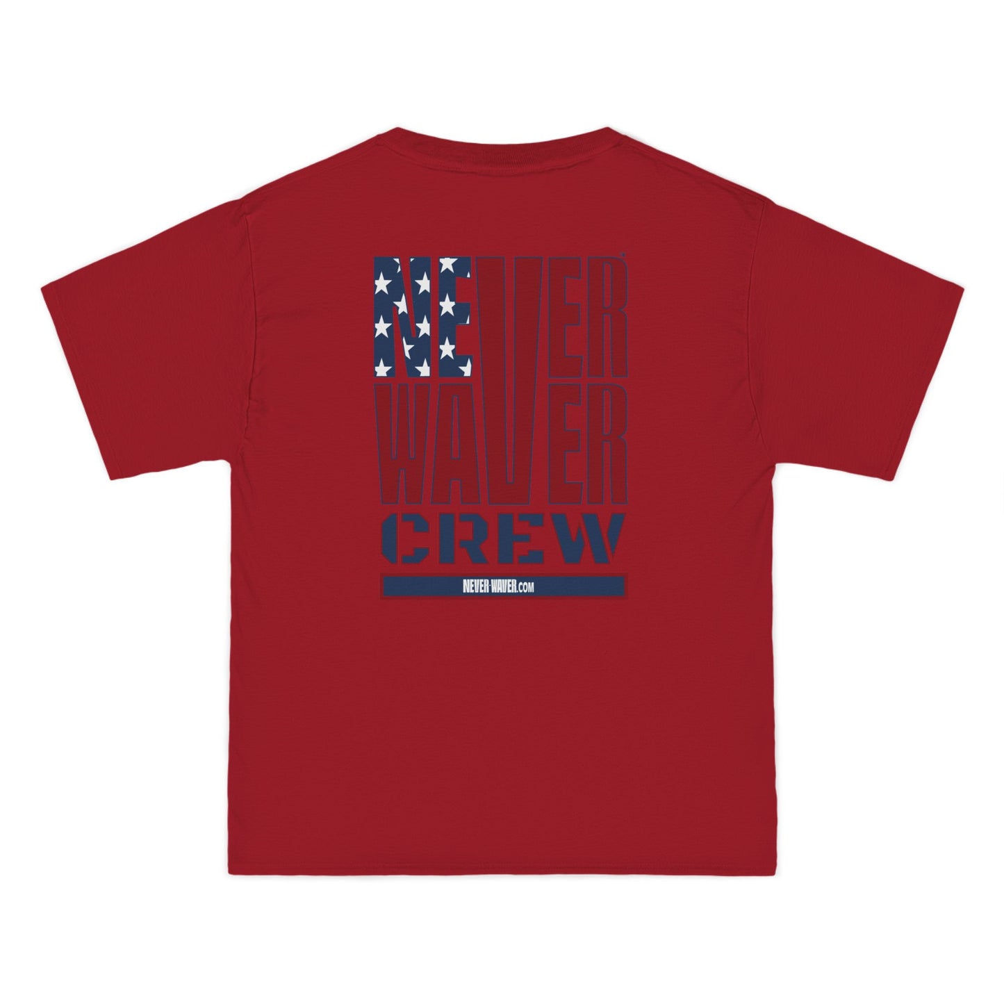 Never Waver Crew Beefy-T®  Short-Sleeve T-Shirt - Never Waver
