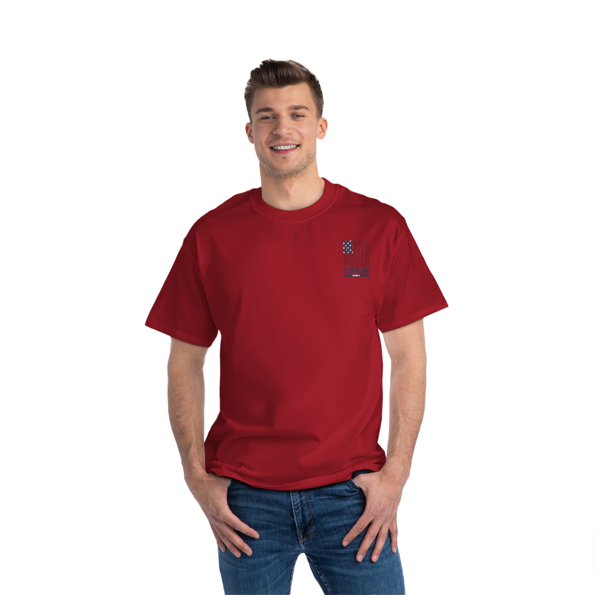 Never Waver Crew Beefy-T®  Short-Sleeve T-Shirt - Never Waver