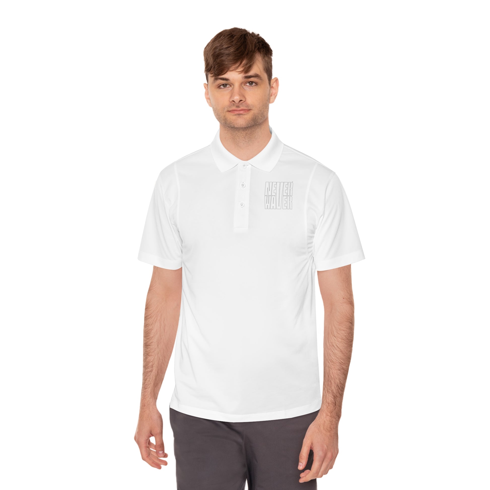 Never Waver Men's Sport Polo Shirt - Never Waver