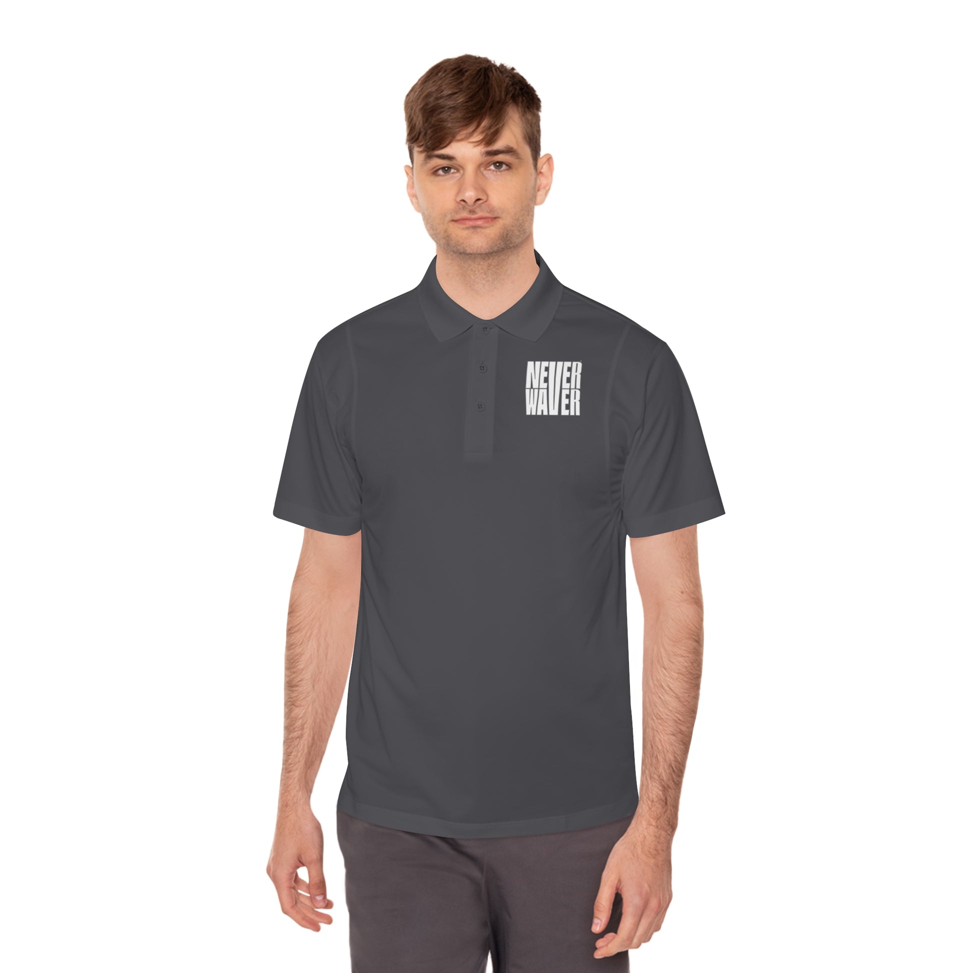 Never Waver Men's Sport Polo Shirt - Never Waver