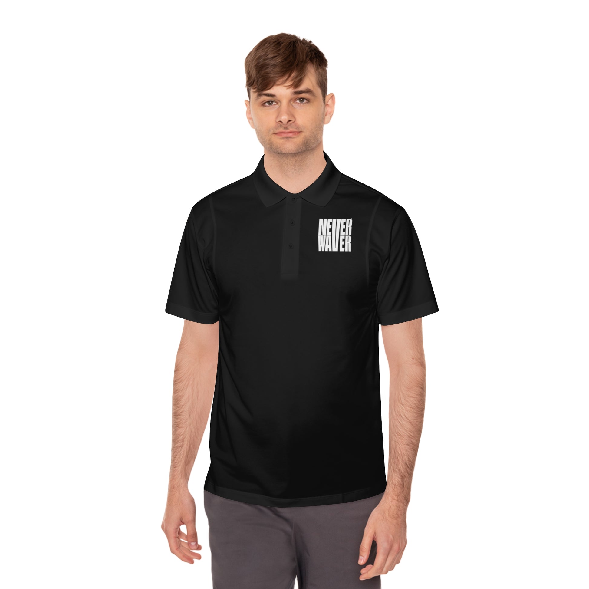 Never Waver Men's Sport Polo Shirt - Never Waver