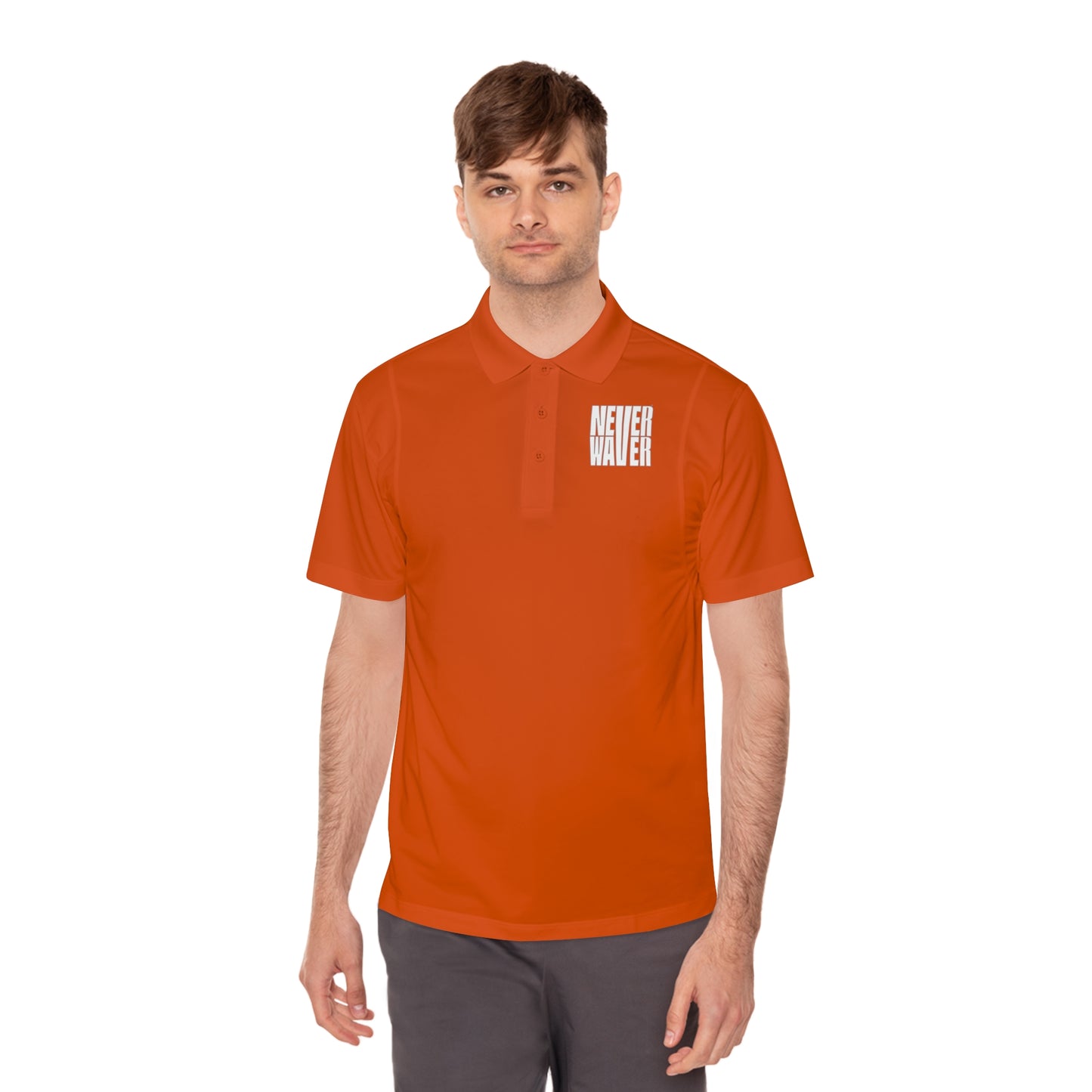 Never Waver Men's Sport Polo Shirt - Never Waver