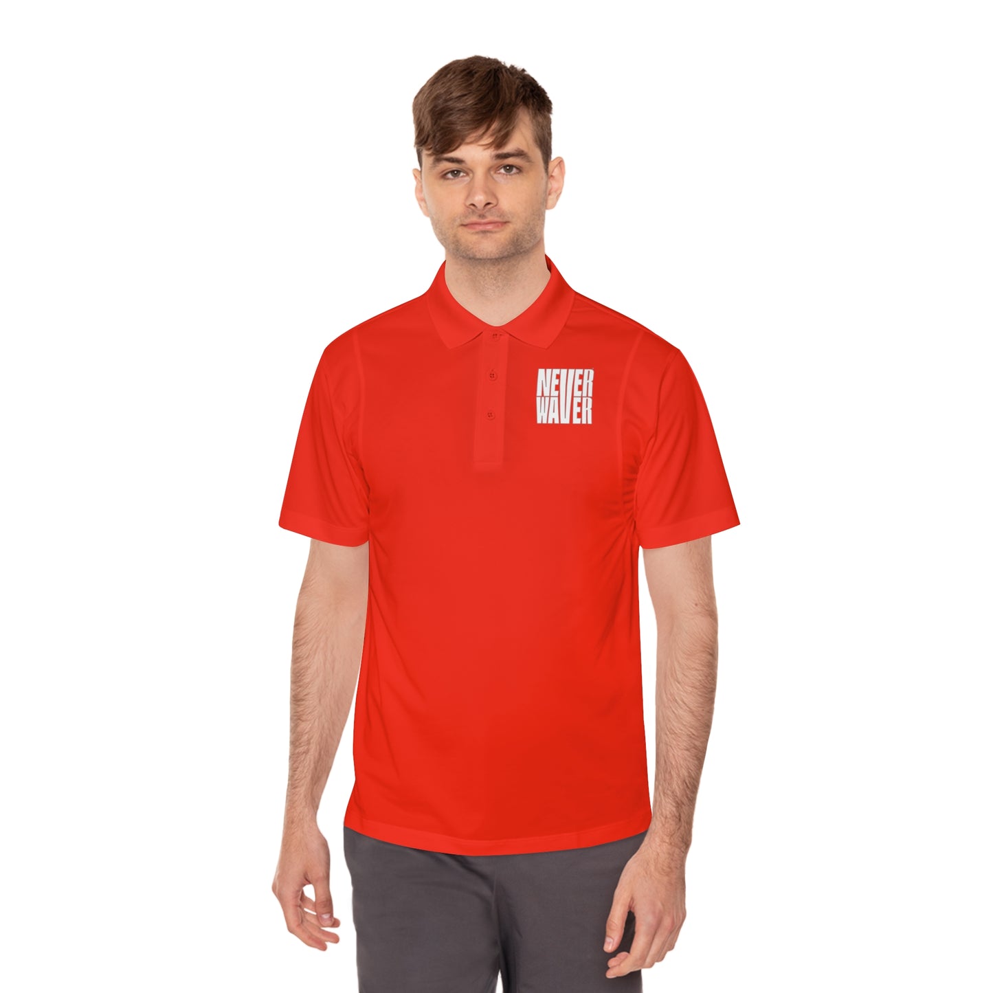 Never Waver Men's Sport Polo Shirt - Never Waver