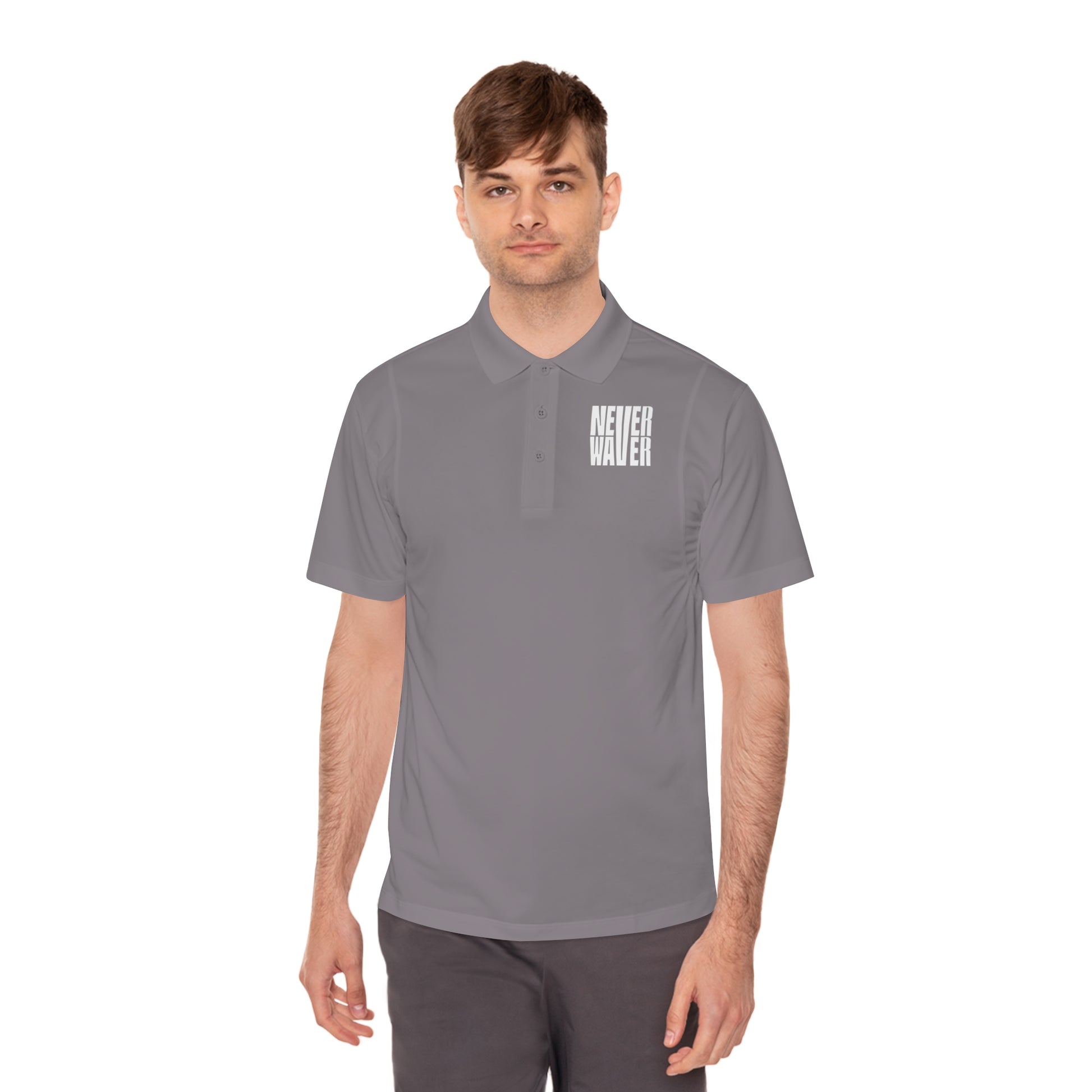 Never Waver Men's Sport Polo Shirt - Never Waver