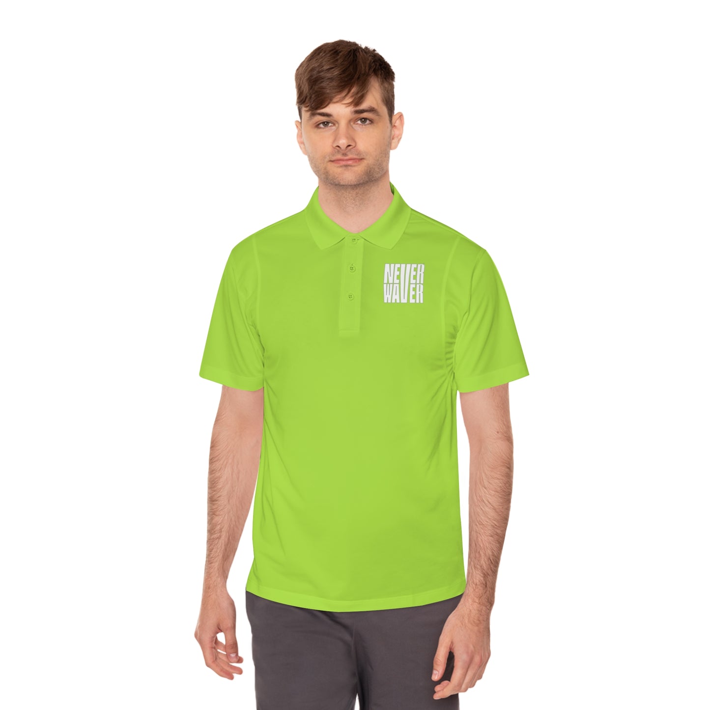Never Waver Men's Sport Polo Shirt - Never Waver