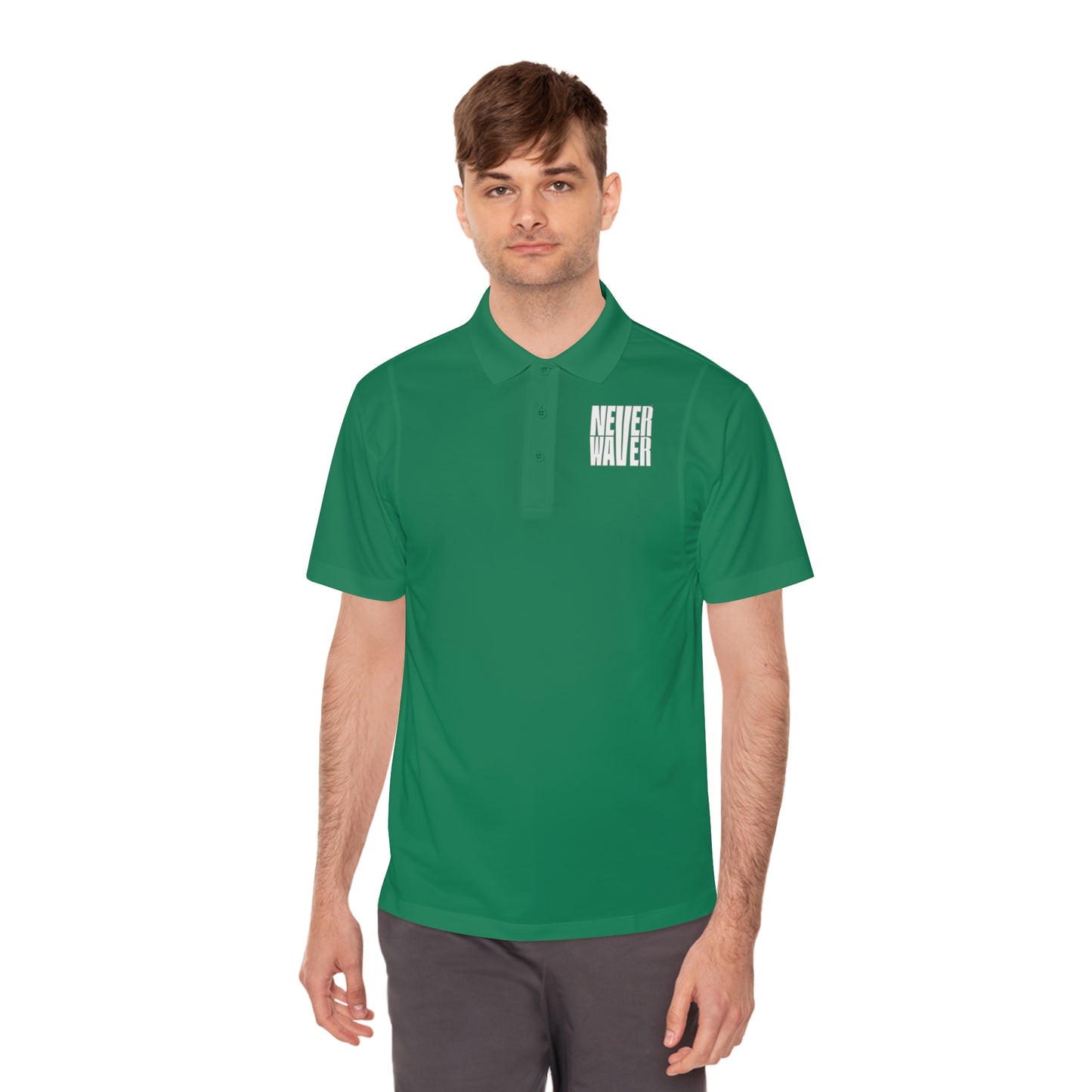 Never Waver Men's Sport Polo Shirt - Never Waver