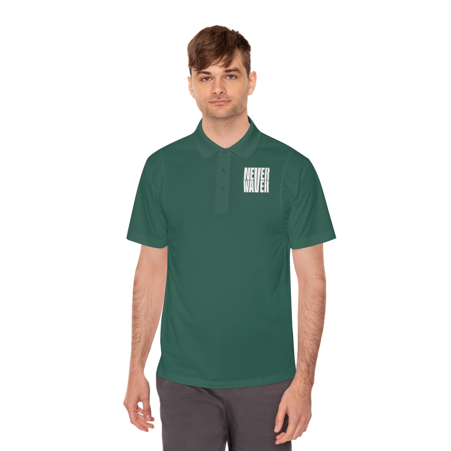 Never Waver Men's Sport Polo Shirt - Never Waver