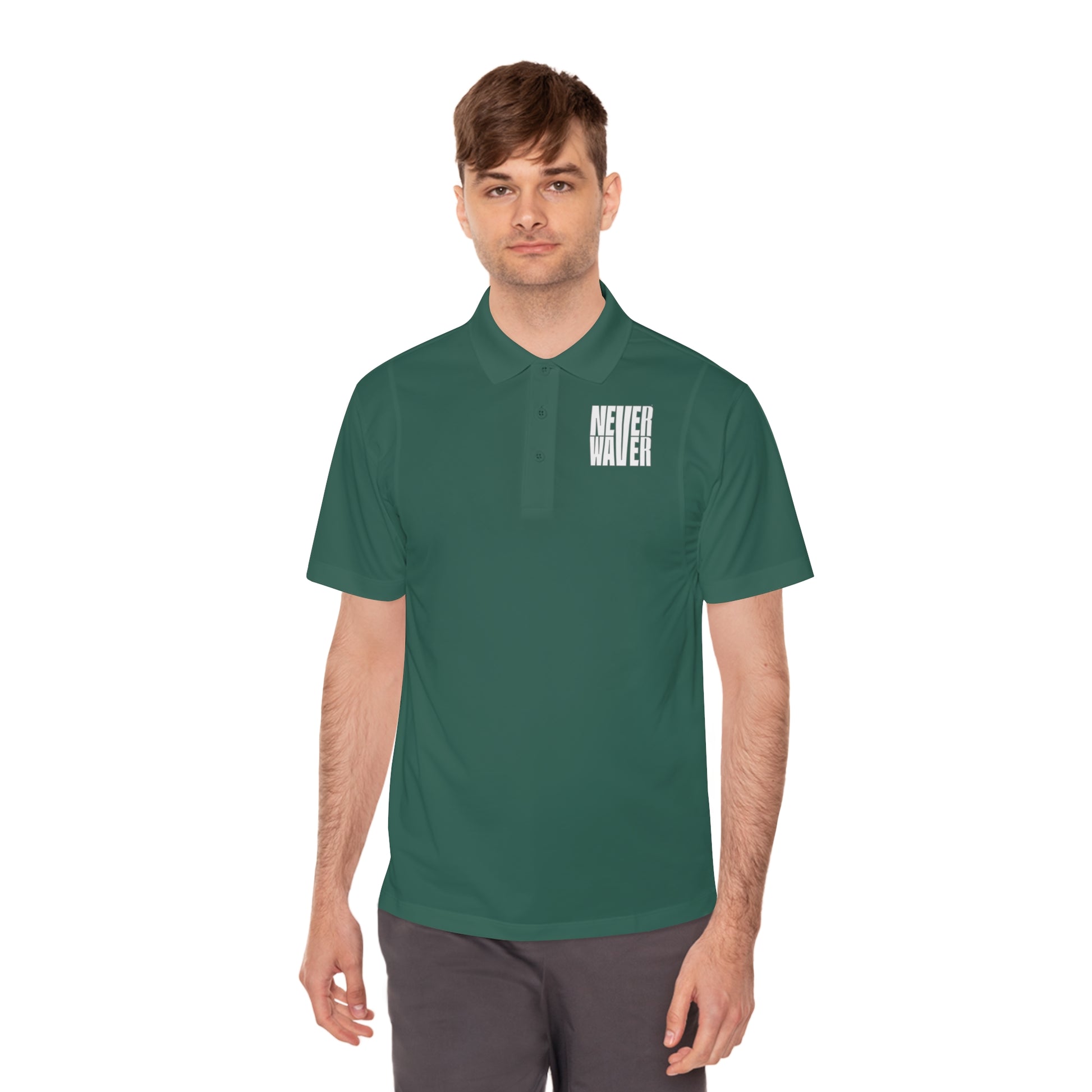 Never Waver Men's Sport Polo Shirt - Never Waver