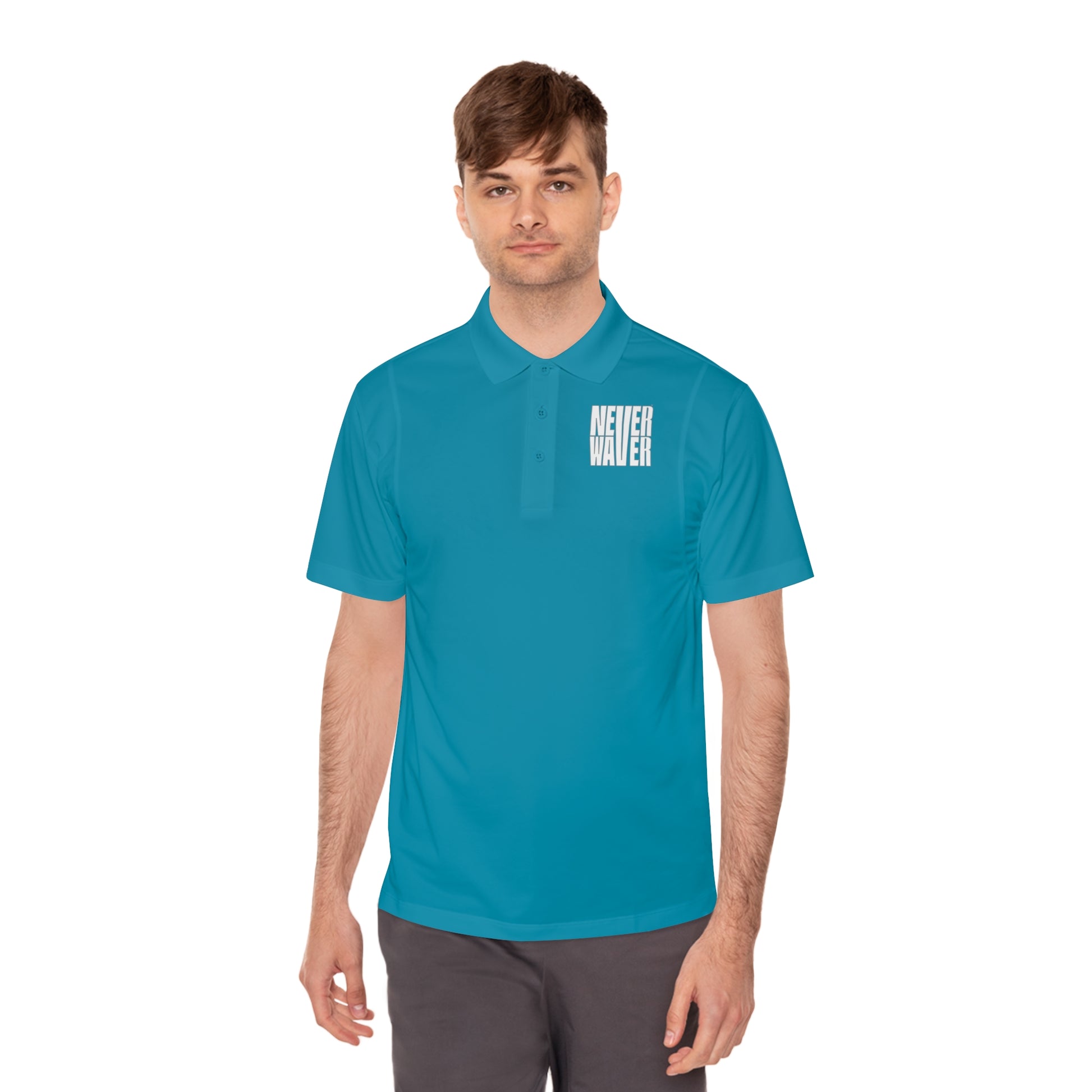 Never Waver Men's Sport Polo Shirt - Never Waver