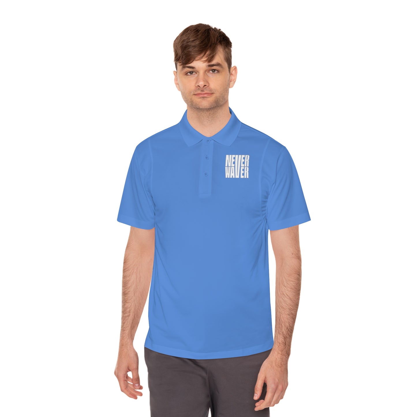 Never Waver Men's Sport Polo Shirt - Never Waver