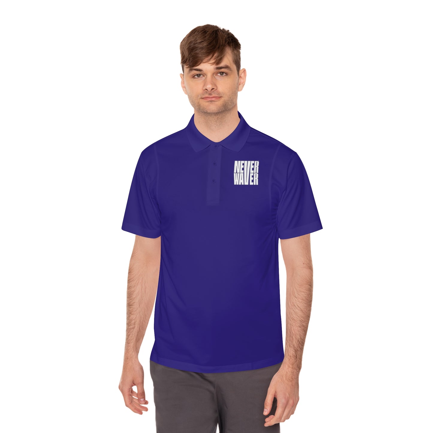 Never Waver Men's Sport Polo Shirt - Never Waver