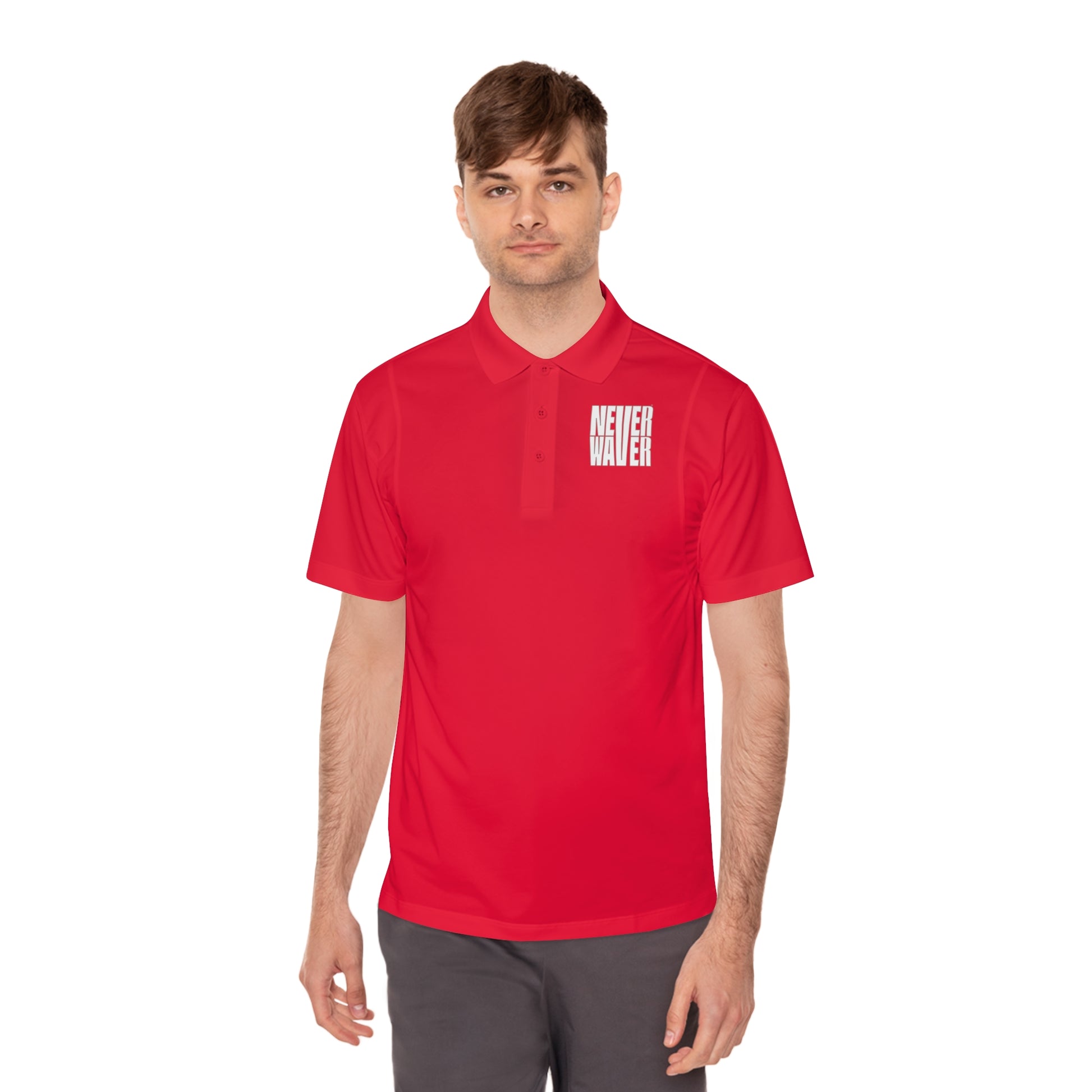 Never Waver Men's Sport Polo Shirt - Never Waver