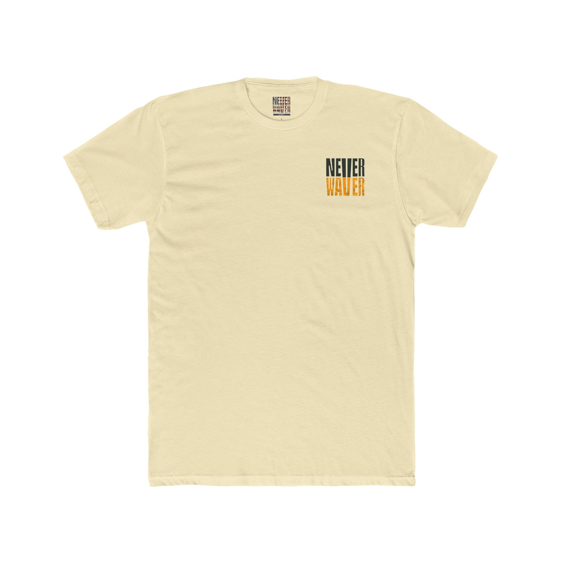 Green Bay Fans  Never Waver Unisex Cotton Crew Tee - Never Waver