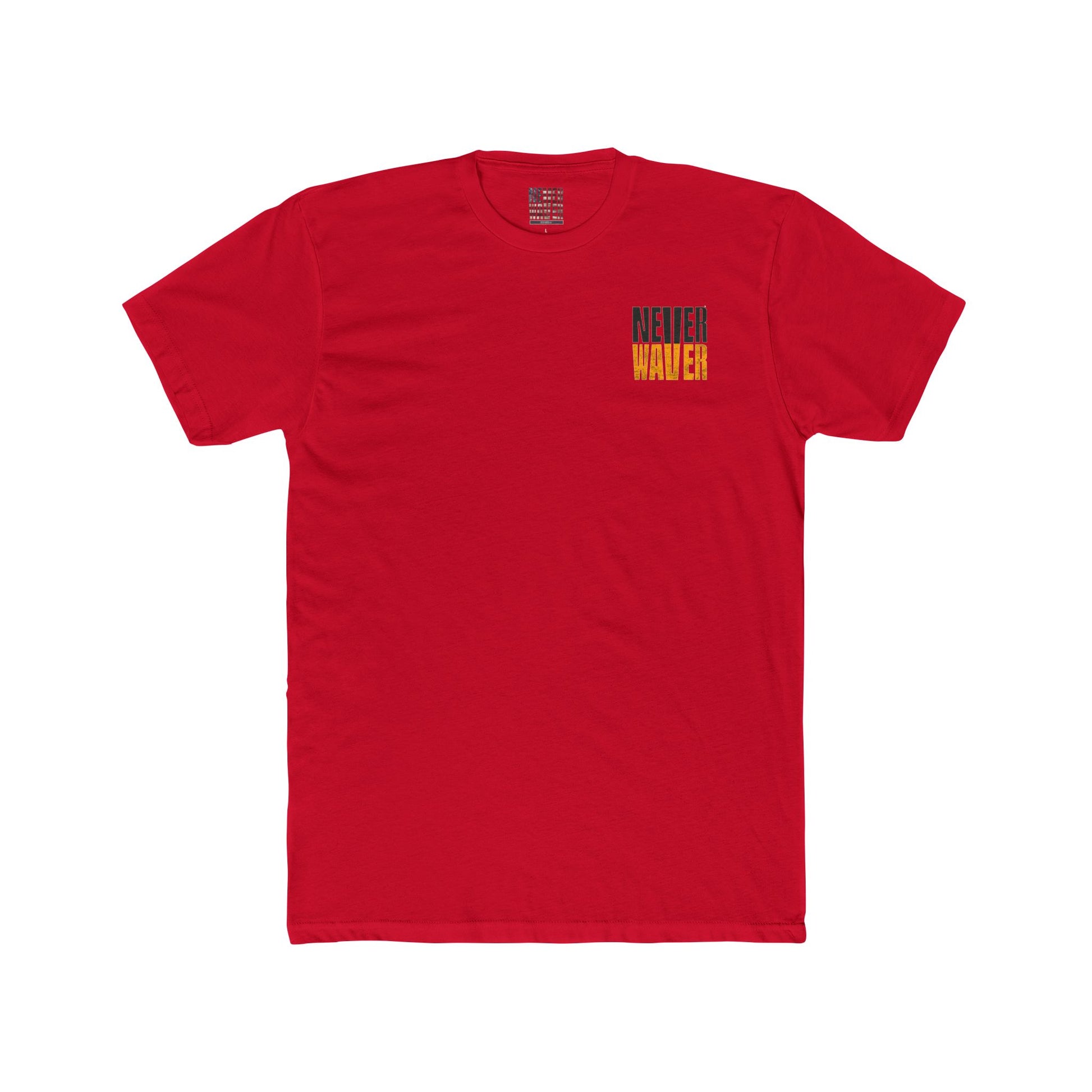 Green Bay Fans  Never Waver Unisex Cotton Crew Tee - Never Waver