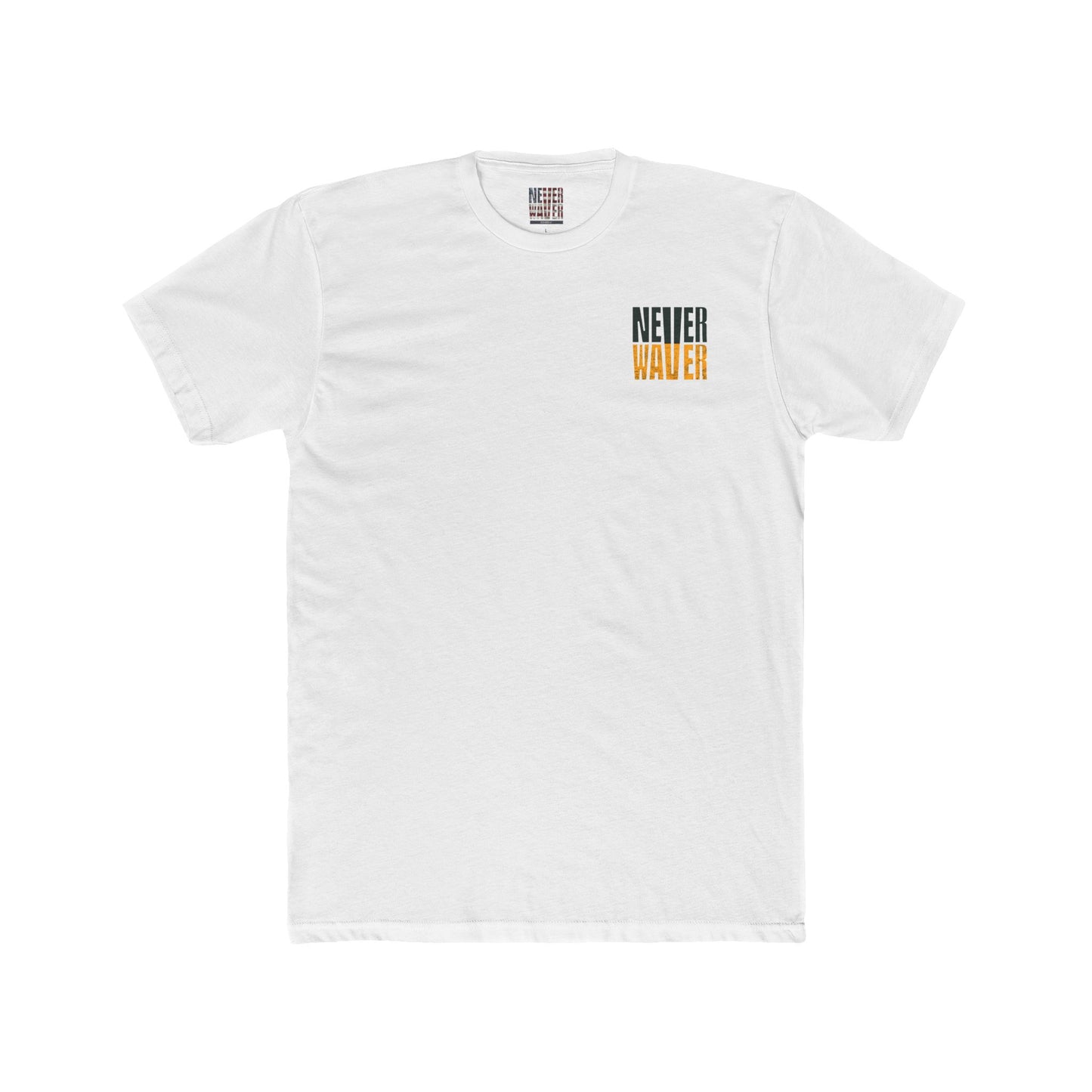 Green Bay Fans  Never Waver Unisex Cotton Crew Tee - Never Waver