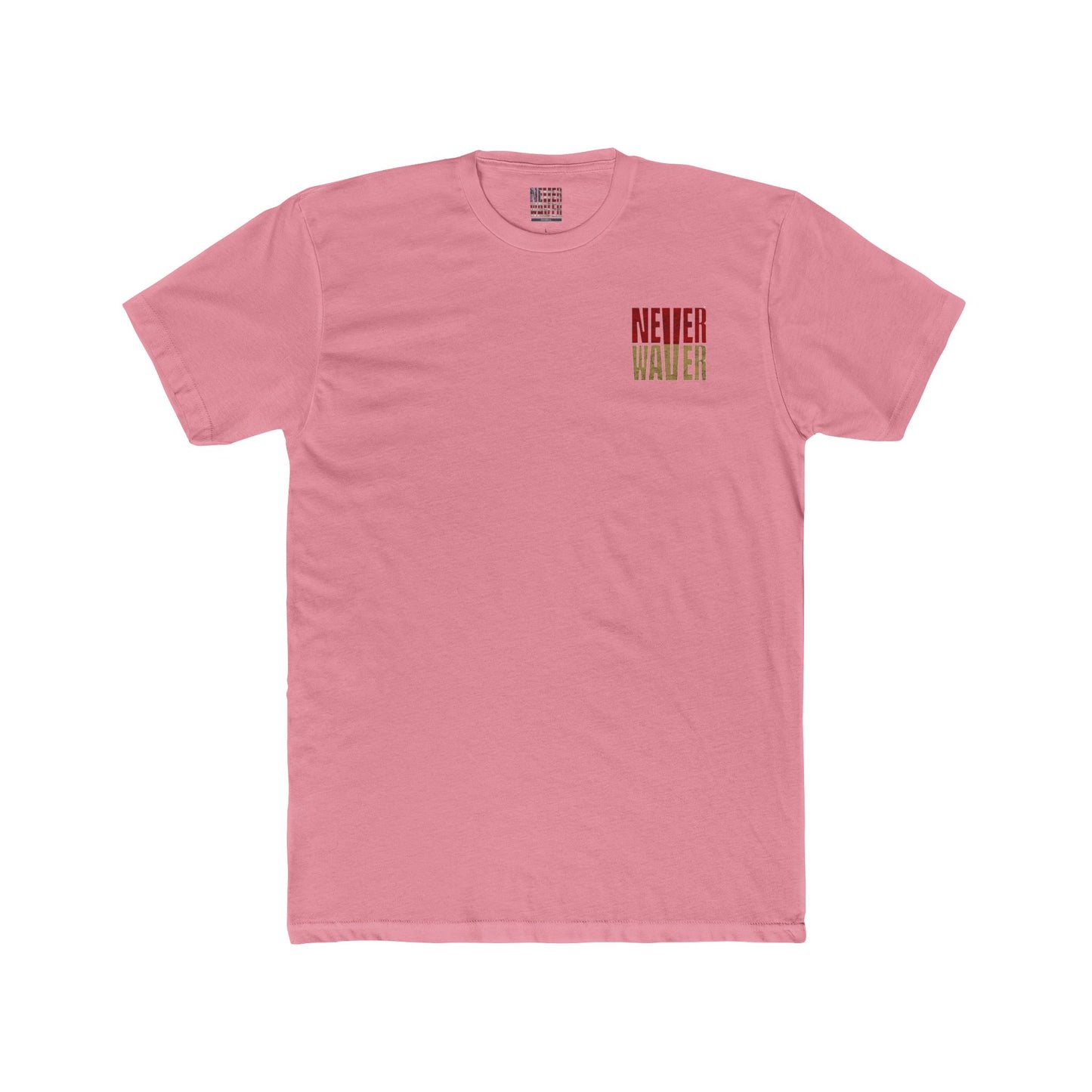 San Francisco Fans Never Waver Unisex Cotton Crew Tee - Never Waver
