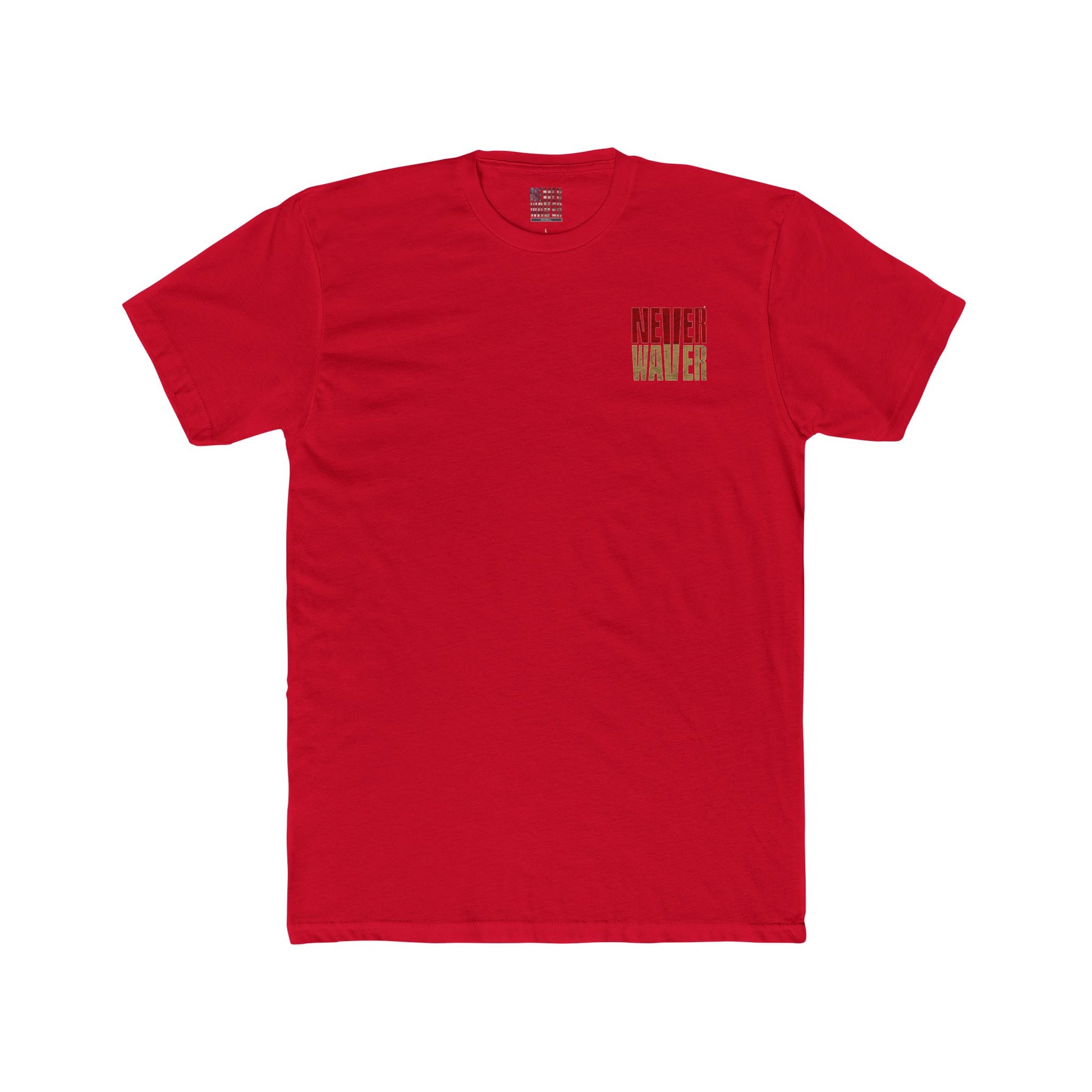 San Francisco Fans Never Waver Unisex Cotton Crew Tee - Never Waver