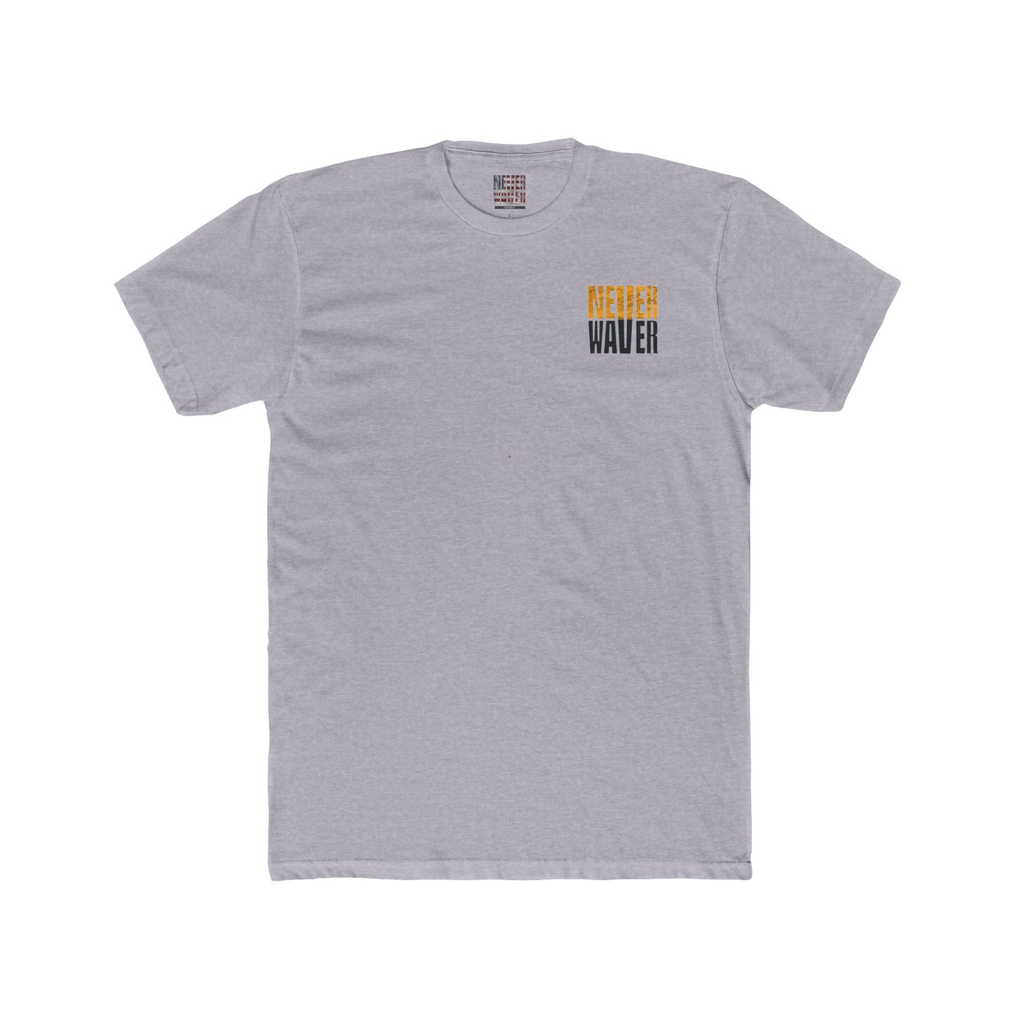 Pittsburgh Fans Never Waver Unisex Cotton Crew Tee - Never Waver
