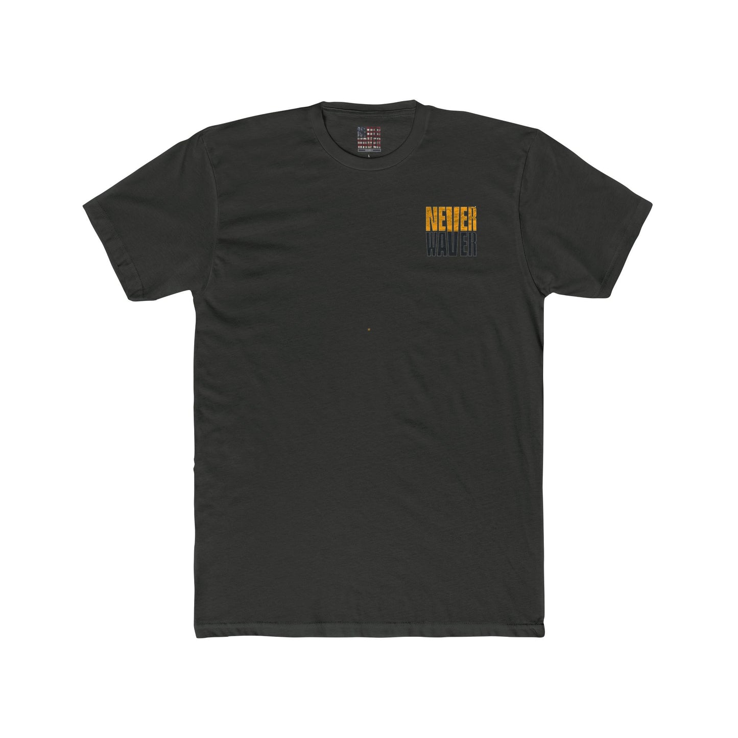 Pittsburgh Fans Never Waver Unisex Cotton Crew Tee - Never Waver