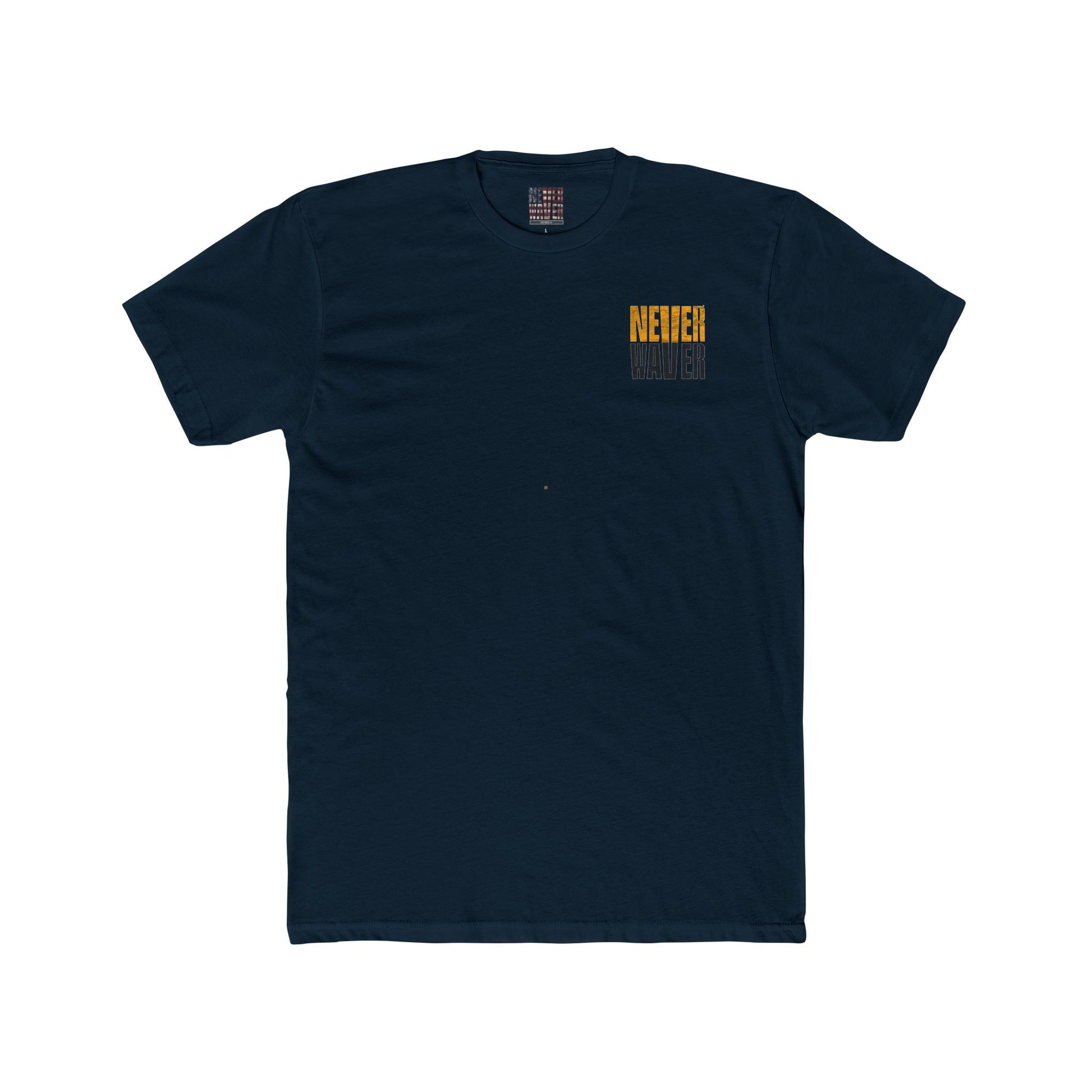 Pittsburgh Fans Never Waver Unisex Cotton Crew Tee - Never Waver