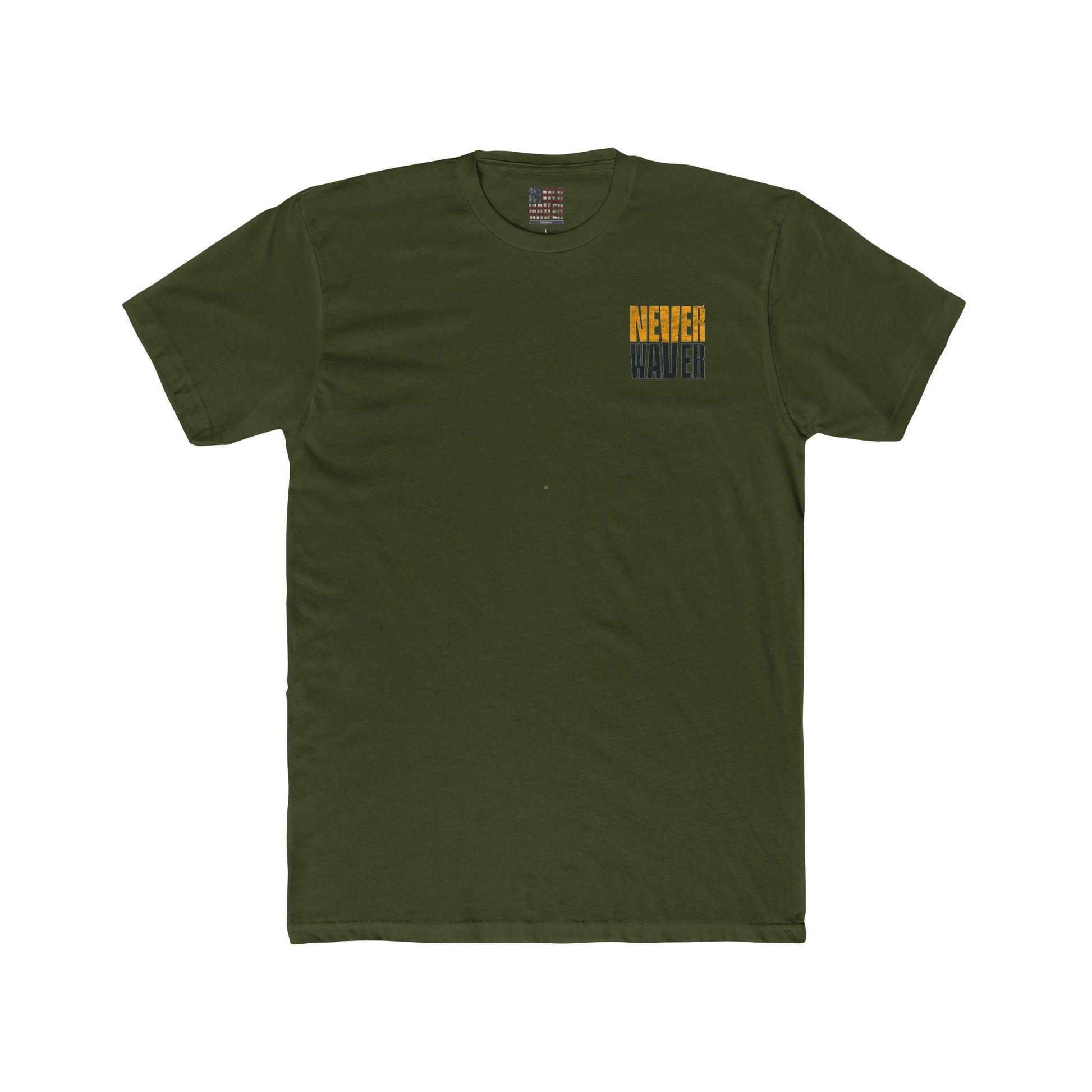 Pittsburgh Fans Never Waver Unisex Cotton Crew Tee - Never Waver