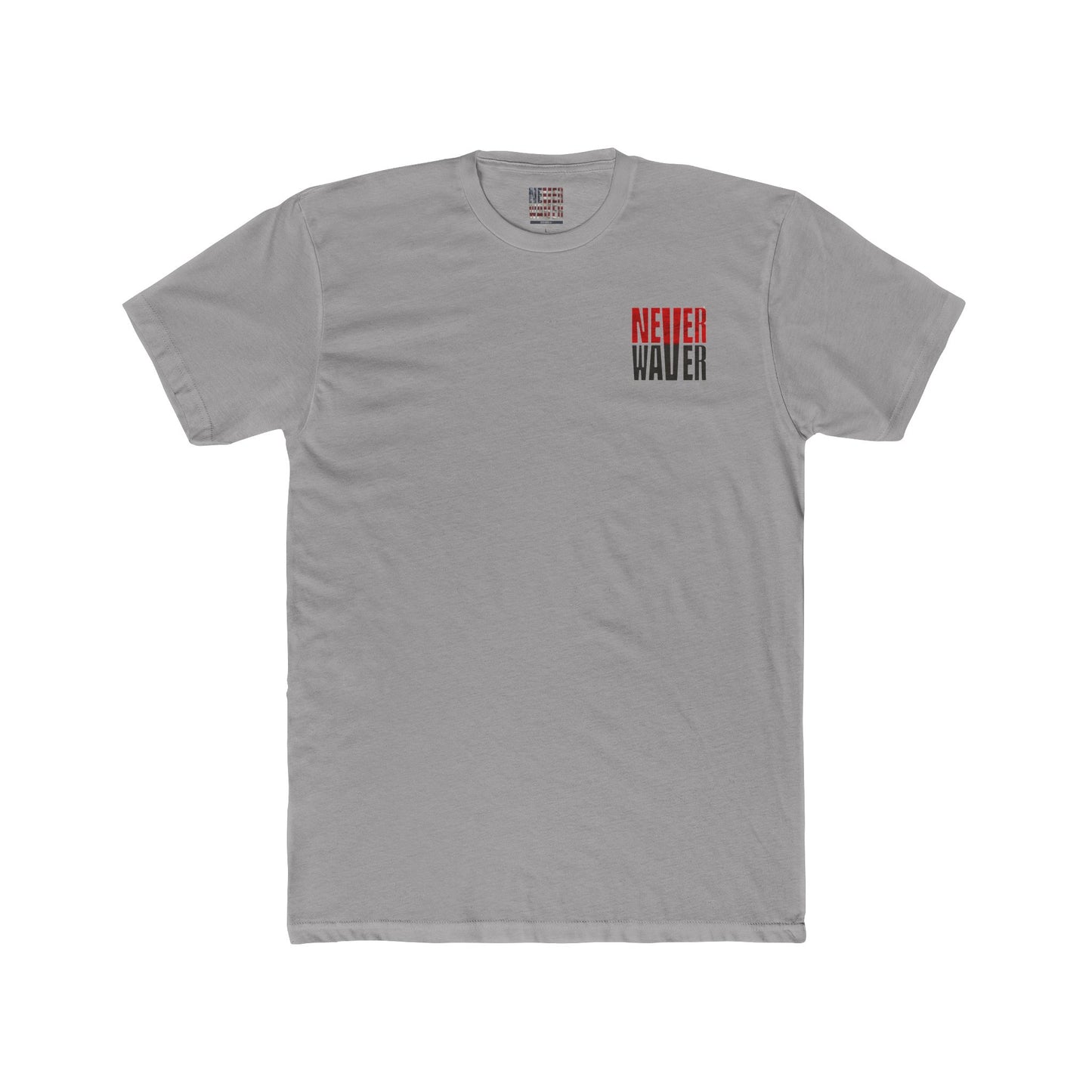 Tampa Bay Fans Never Waver Unisex Cotton Crew Tee - Never Waver