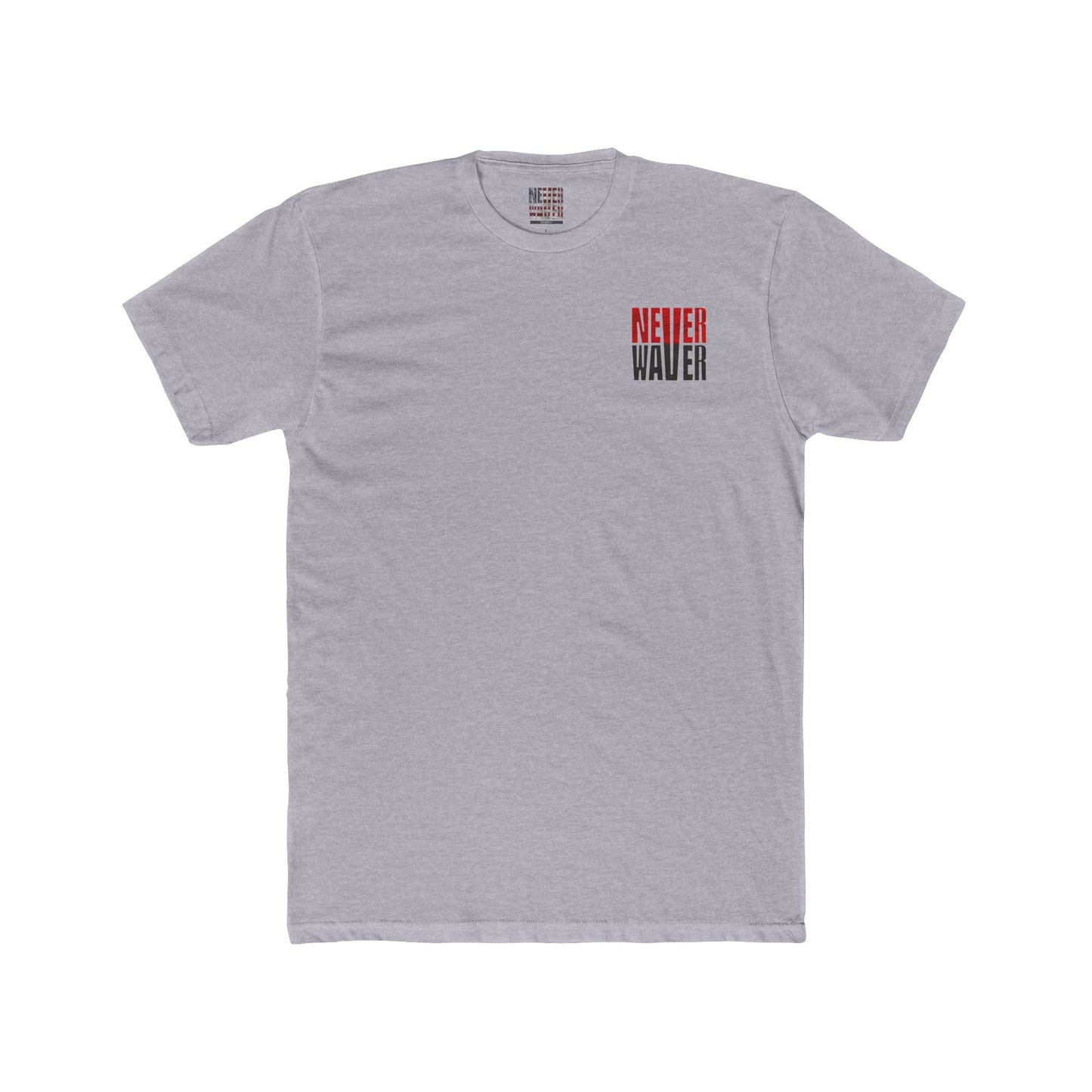 Tampa Bay Fans Never Waver Unisex Cotton Crew Tee - Never Waver
