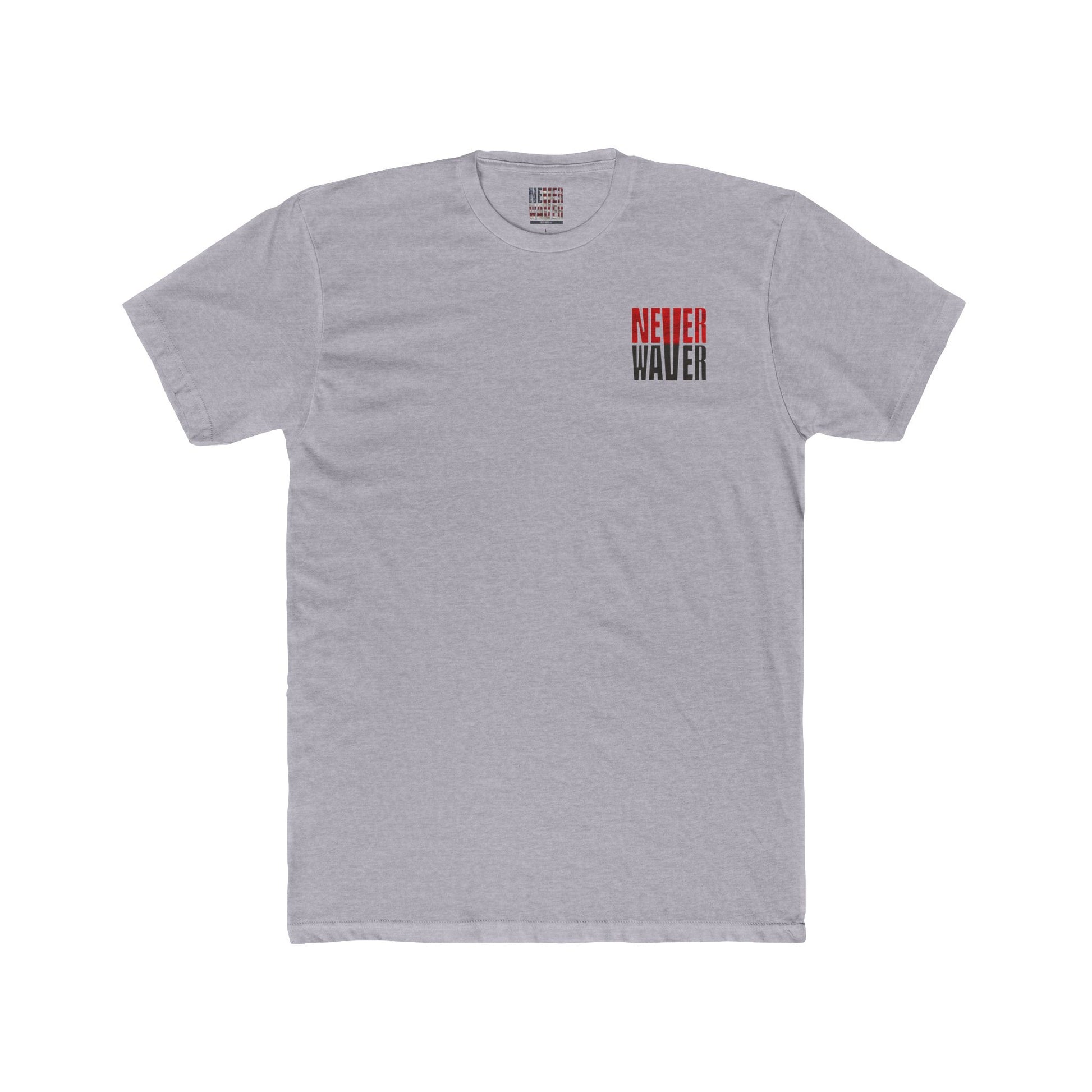 Tampa Bay Fans Never Waver Unisex Cotton Crew Tee - Never Waver
