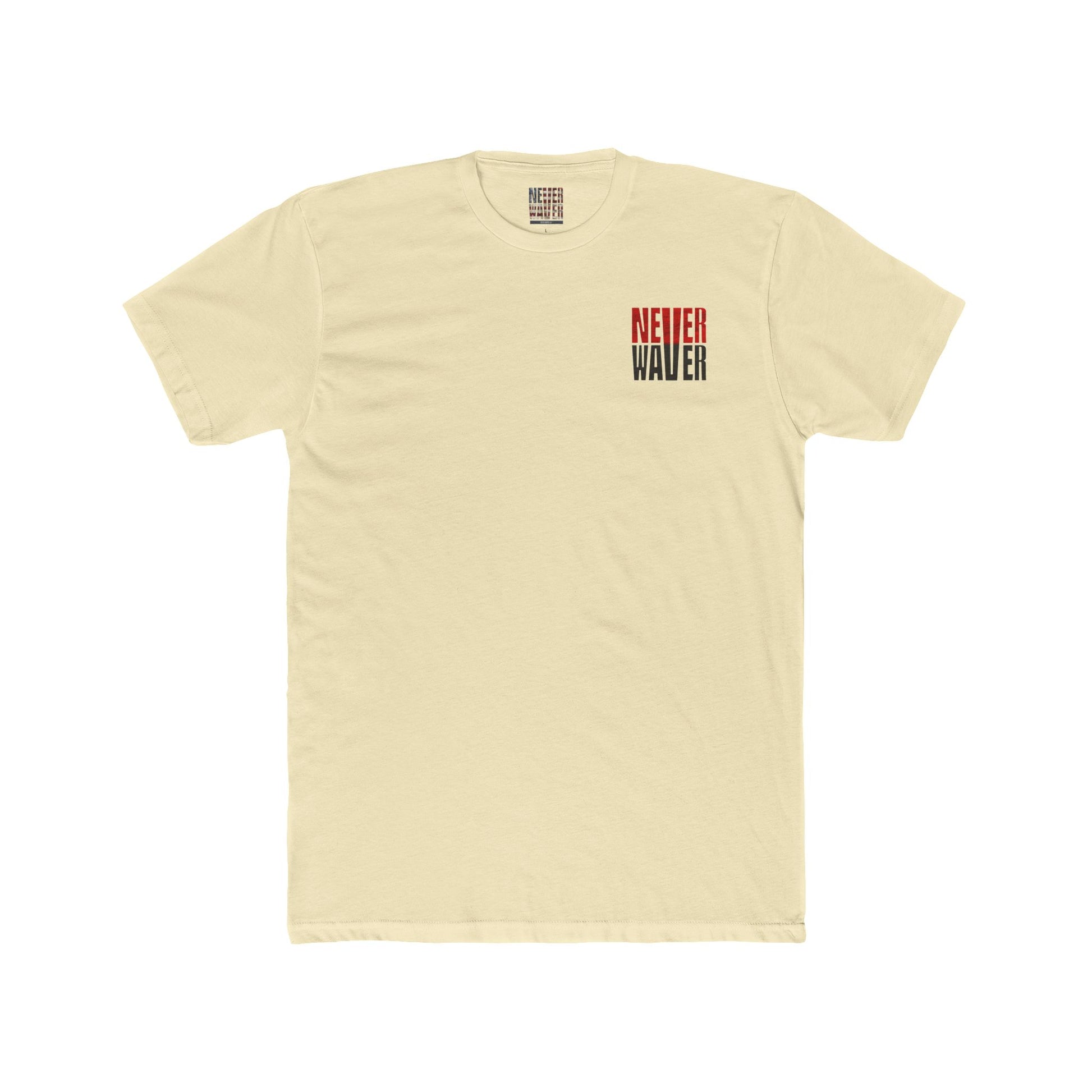 Tampa Bay Fans Never Waver Unisex Cotton Crew Tee - Never Waver