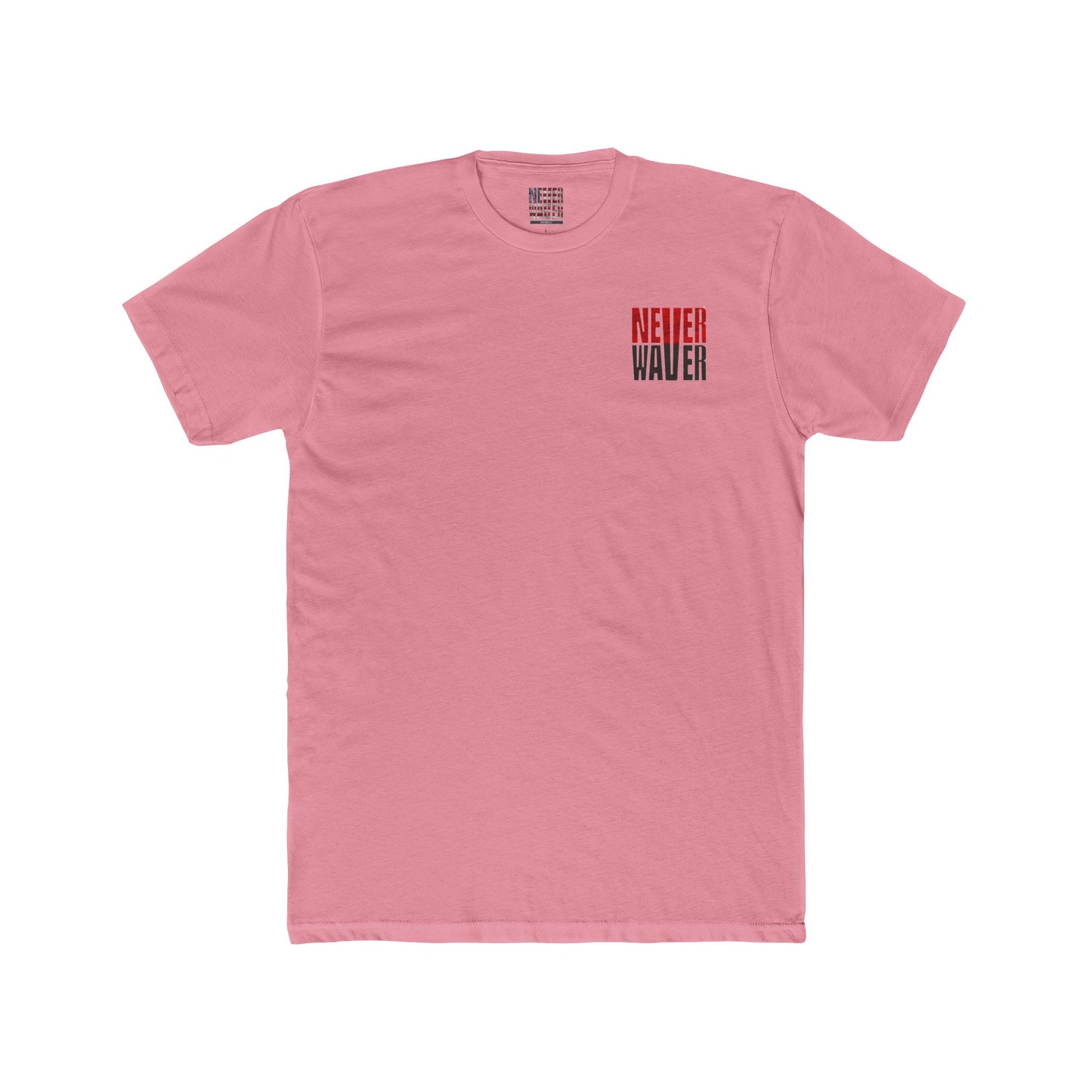 Tampa Bay Fans Never Waver Unisex Cotton Crew Tee - Never Waver