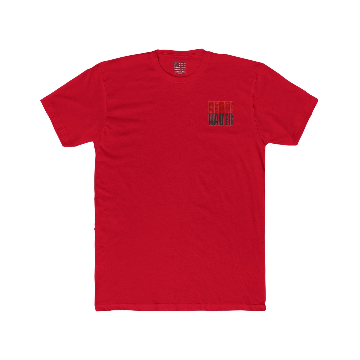 Tampa Bay Fans Never Waver Unisex Cotton Crew Tee - Never Waver