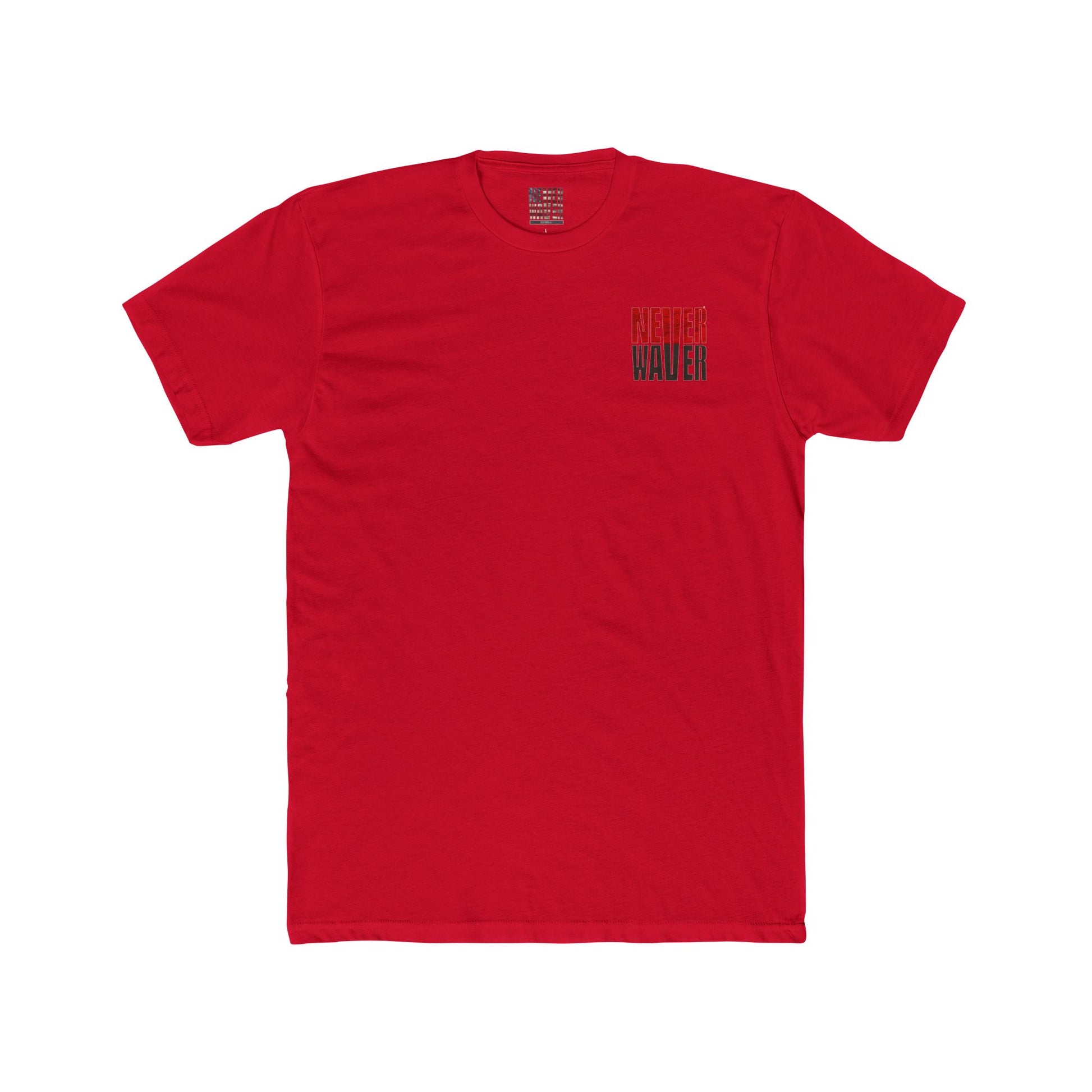 Tampa Bay Fans Never Waver Unisex Cotton Crew Tee - Never Waver
