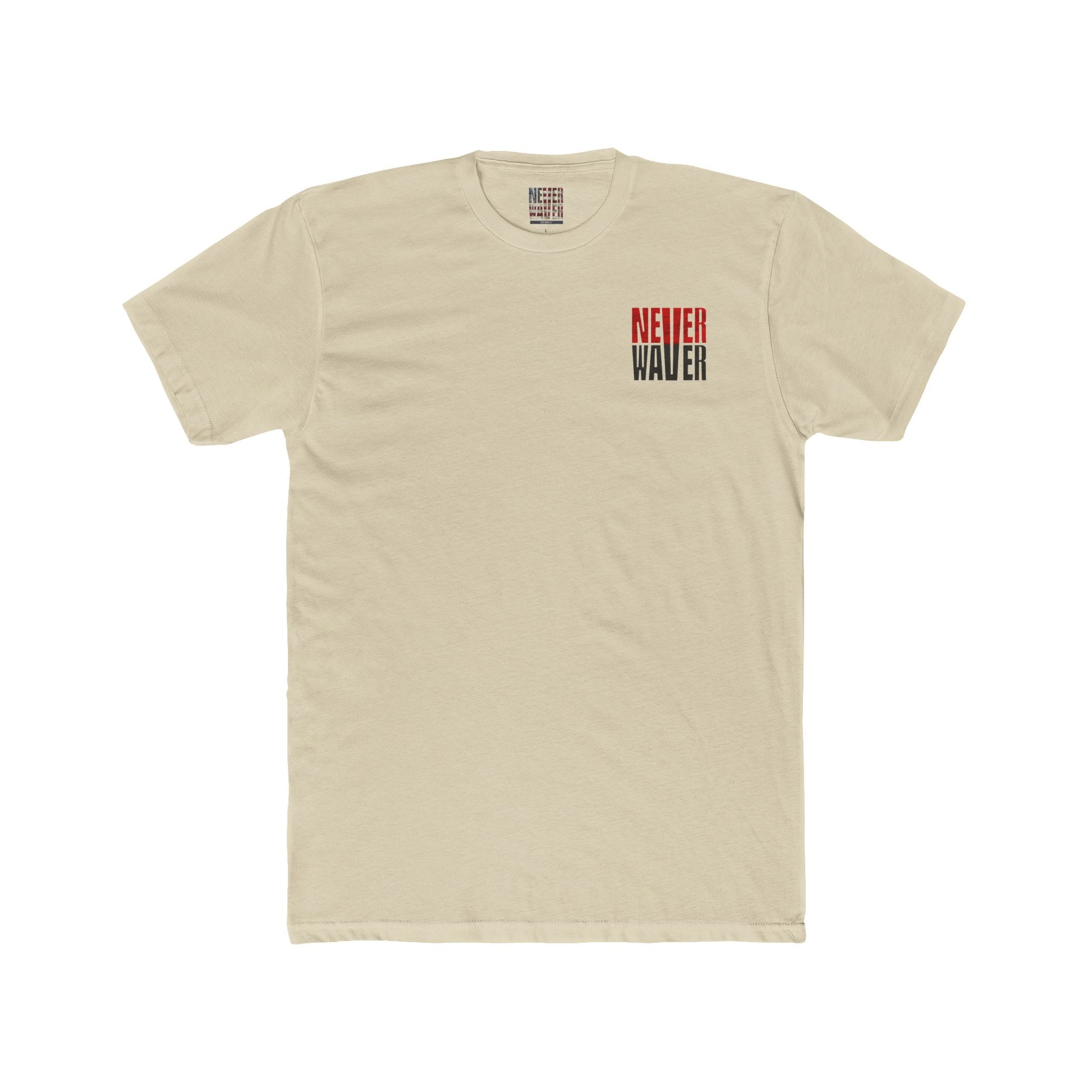 Tampa Bay Fans Never Waver Unisex Cotton Crew Tee - Never Waver