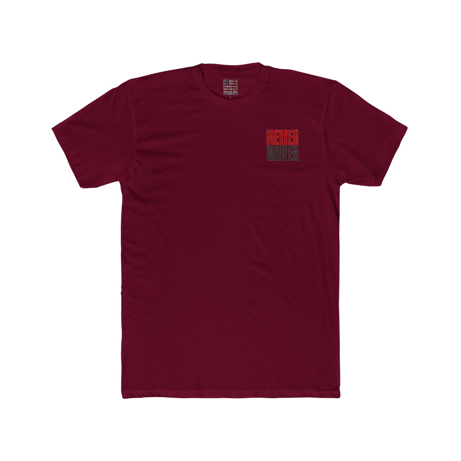 Tampa Bay Fans Never Waver Unisex Cotton Crew Tee - Never Waver