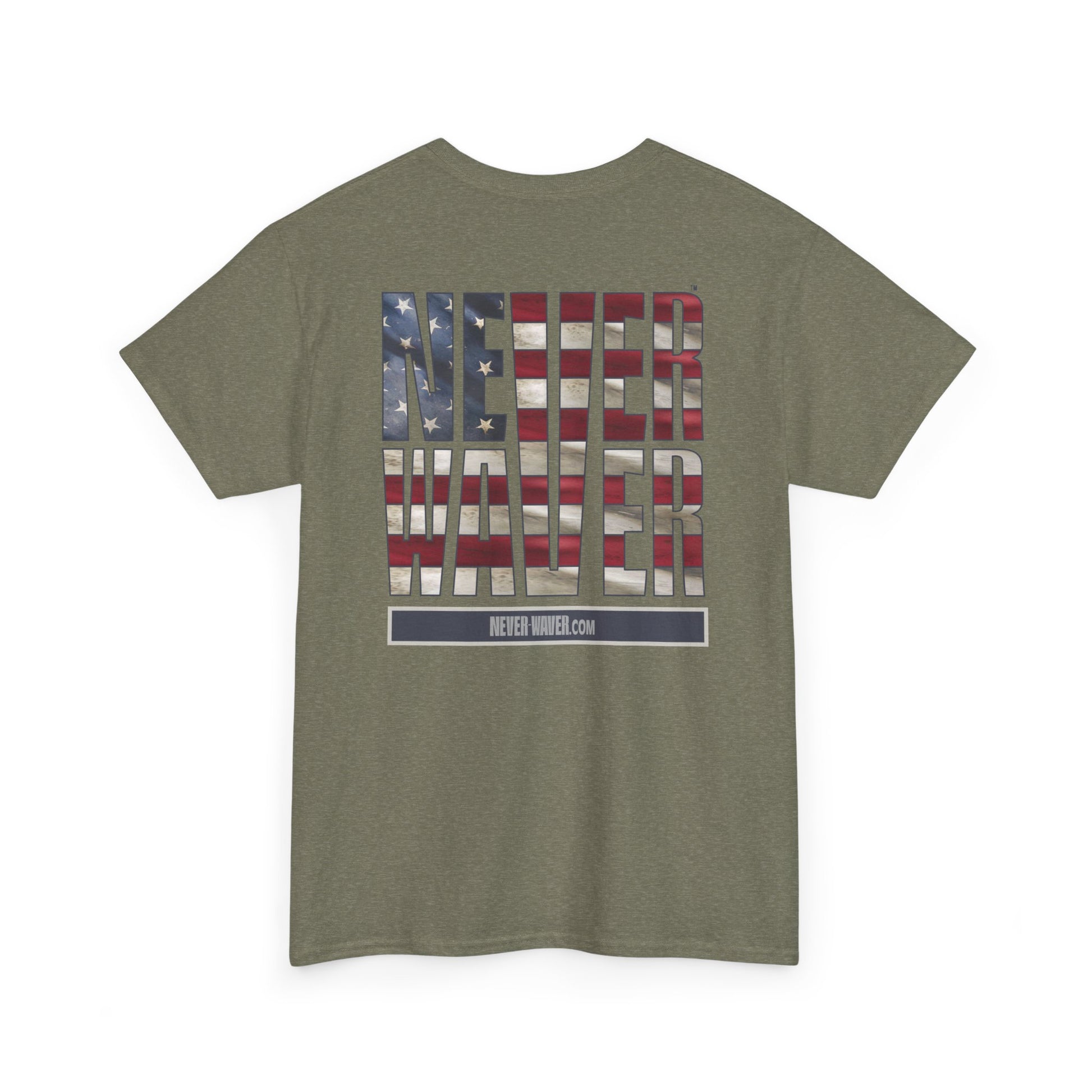 Never Waver Unisex Heavy Cotton Tee - Never Waver