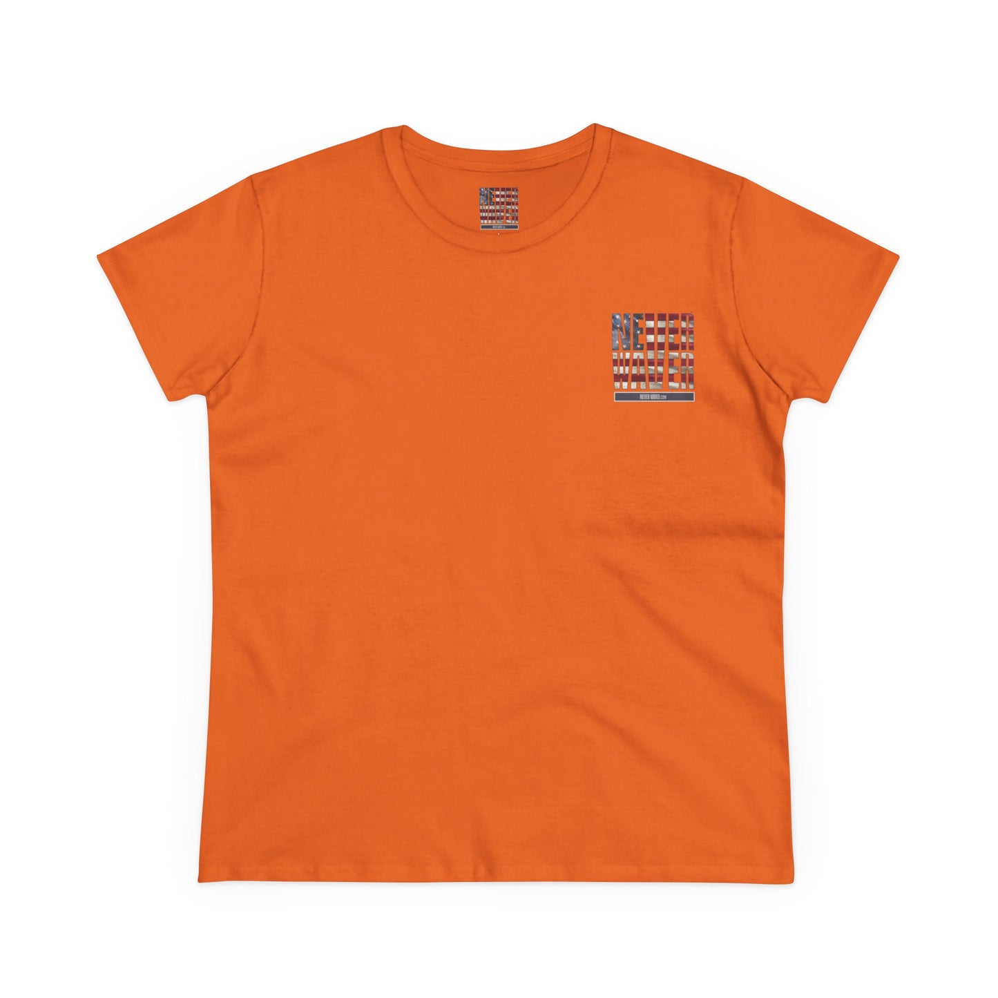 Never Waver Definition Women's Midweight Cotton Tee - Never Waver