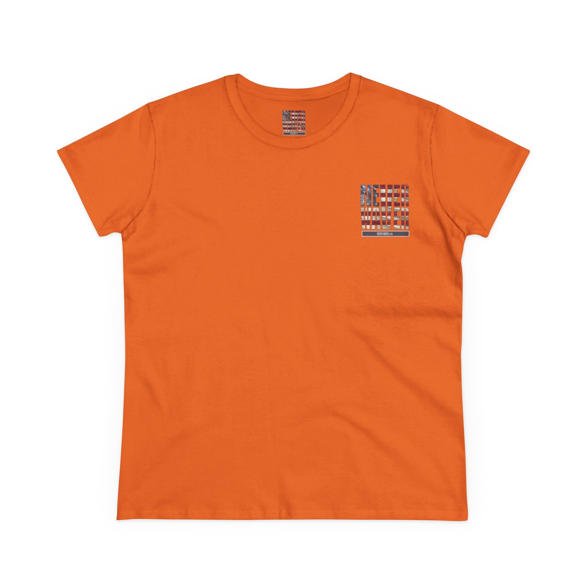 Never Waver Definition Women's Midweight Cotton Tee - Never Waver