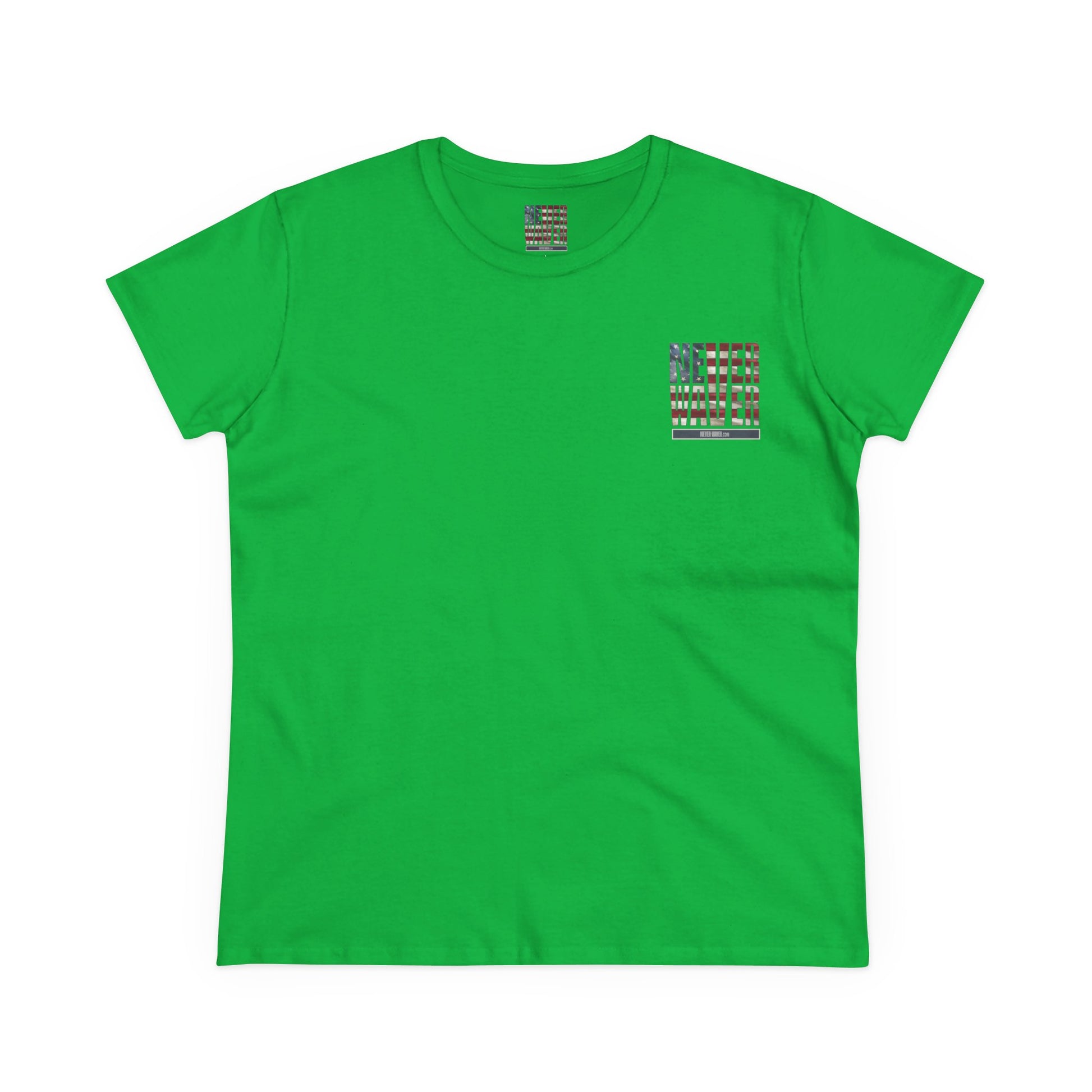 Never Waver Definition Women's Midweight Cotton Tee - Never Waver