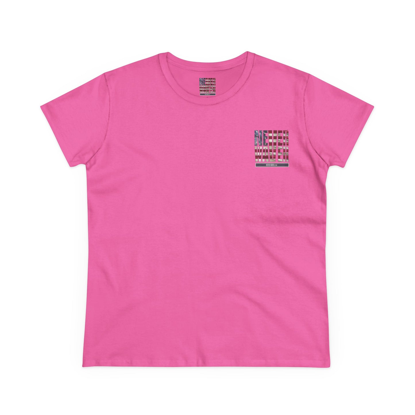Never Waver Definition Women's Midweight Cotton Tee - Never Waver