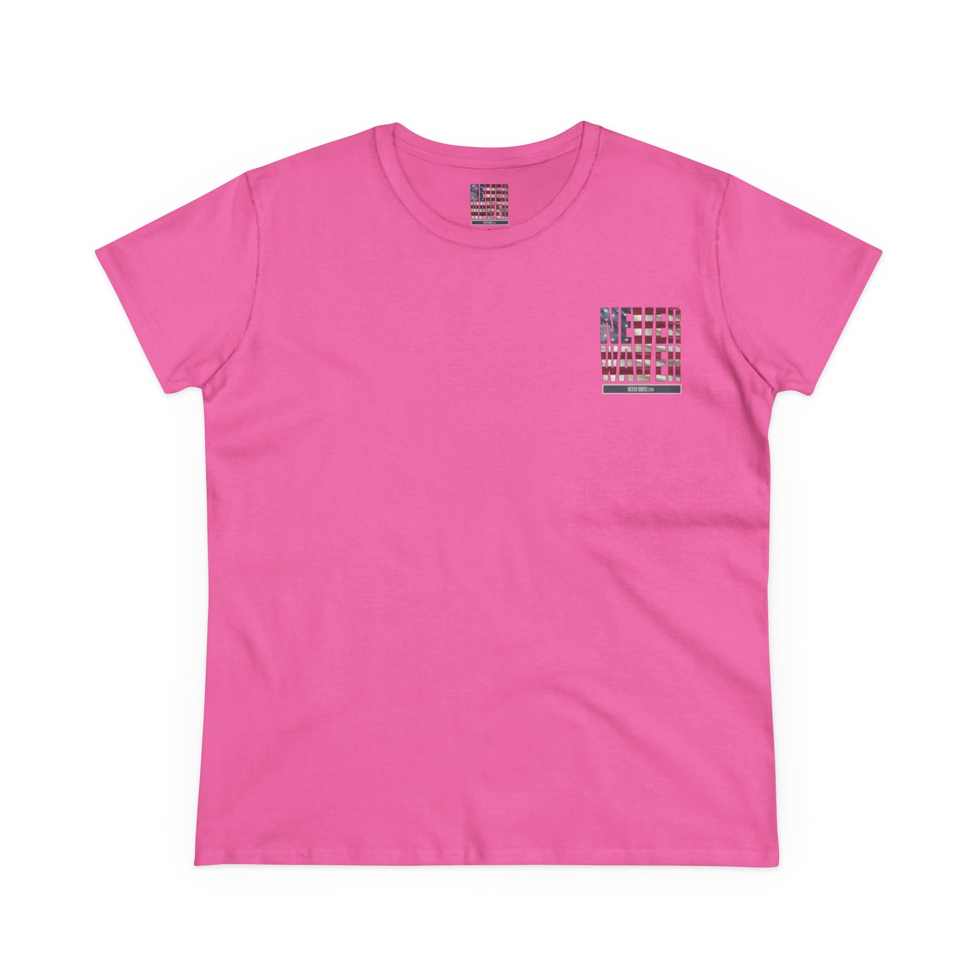 Never Waver Definition Women's Midweight Cotton Tee - Never Waver