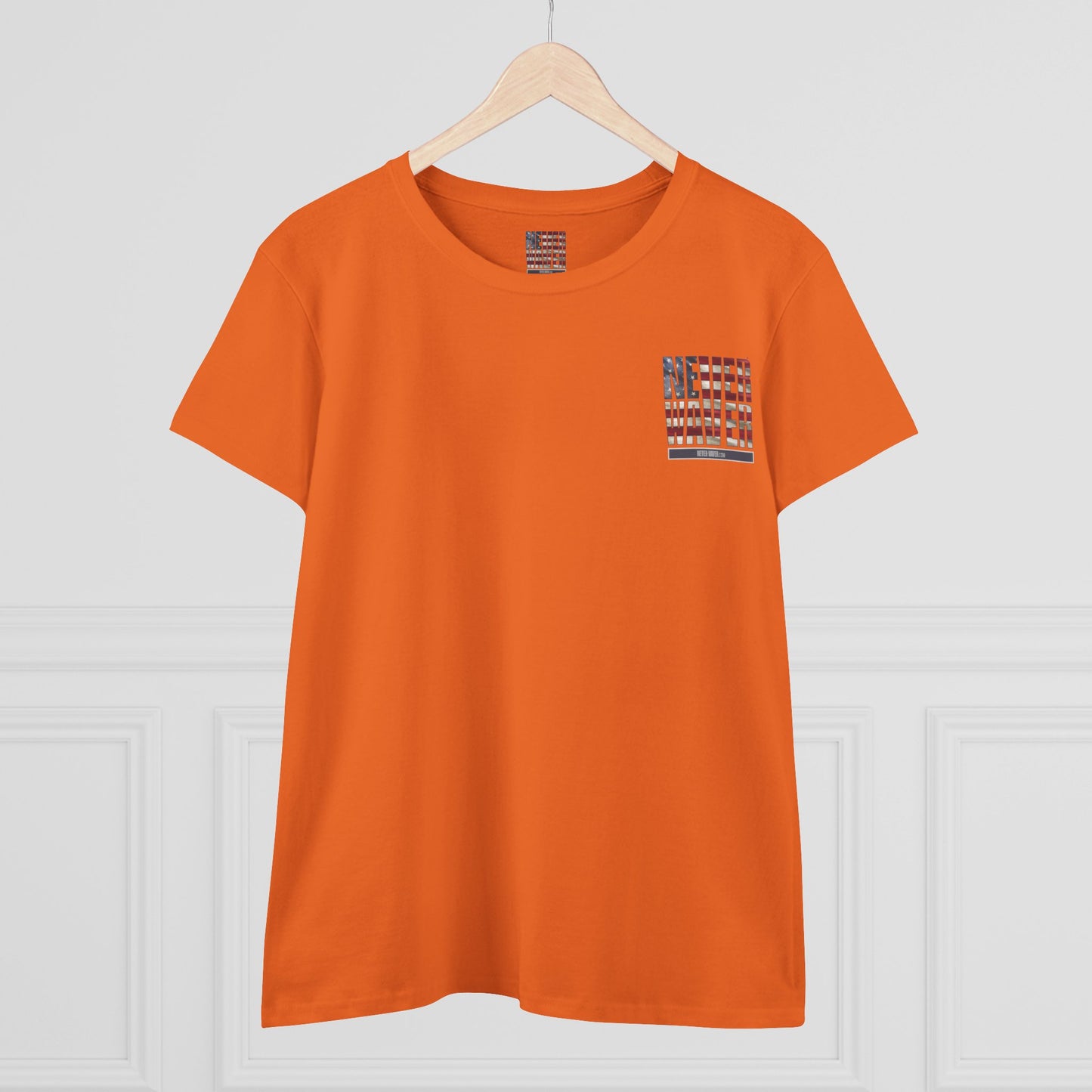 Never Waver Definition Women's Midweight Cotton Tee - Never Waver